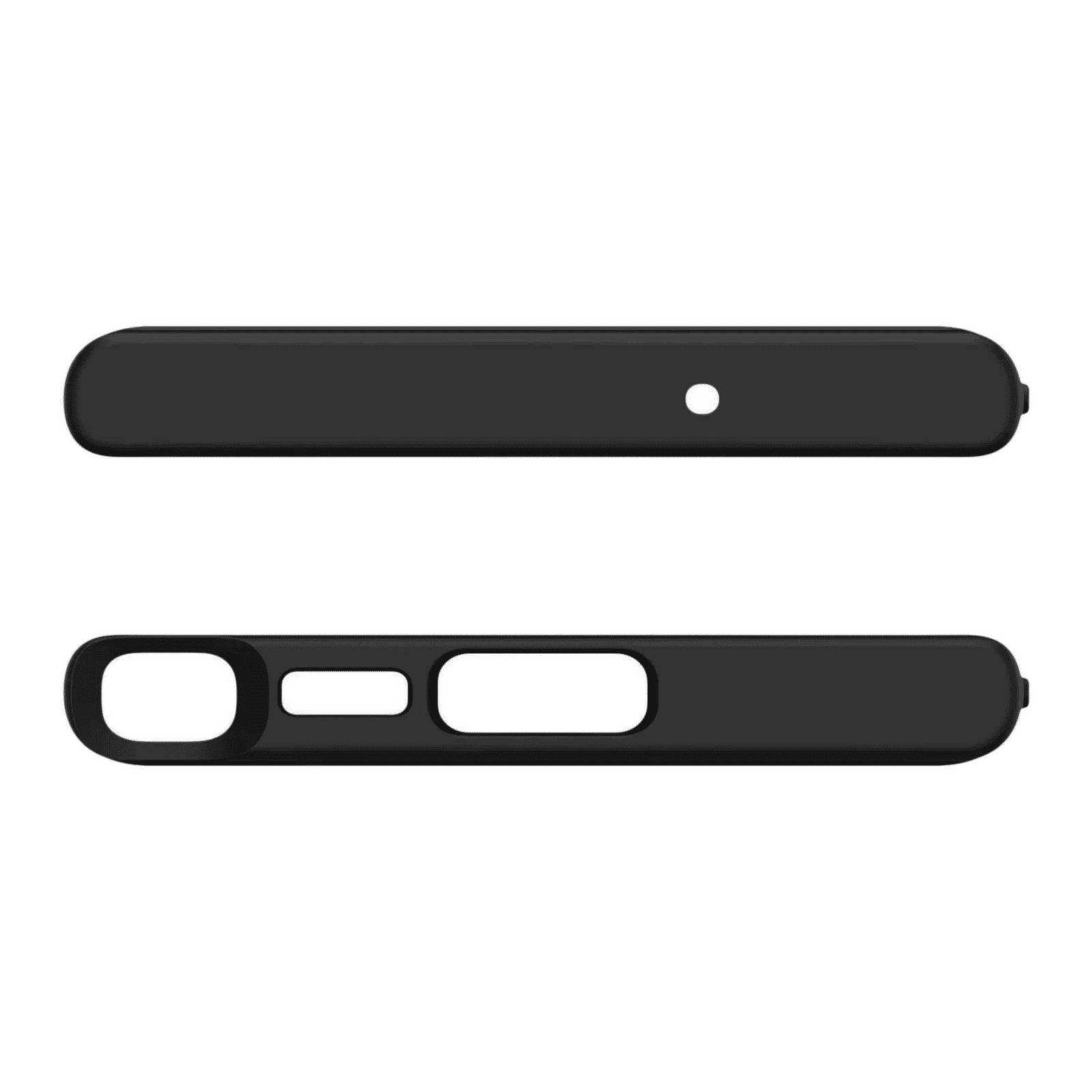 spigen Ultra Hybrid PC and TPU Back Cover for Samsung Galaxy S23 Ultra (Shock Absorbent, Transparent/Matte Black)_12