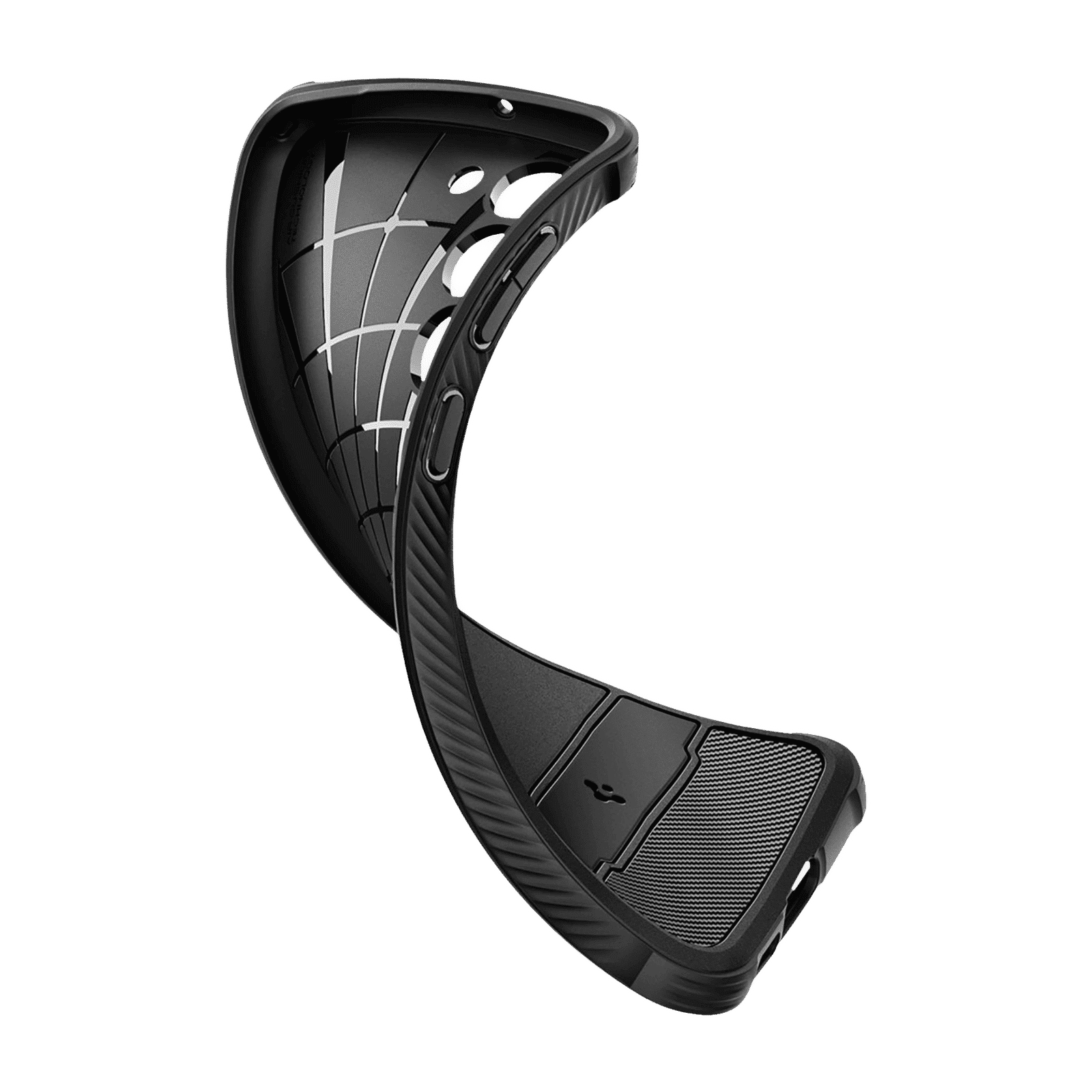 spigen Rugged Armor TPU Back Cover for Samsung Galaxy S23 Plus (Shock Absorbent, Matte Black)_10