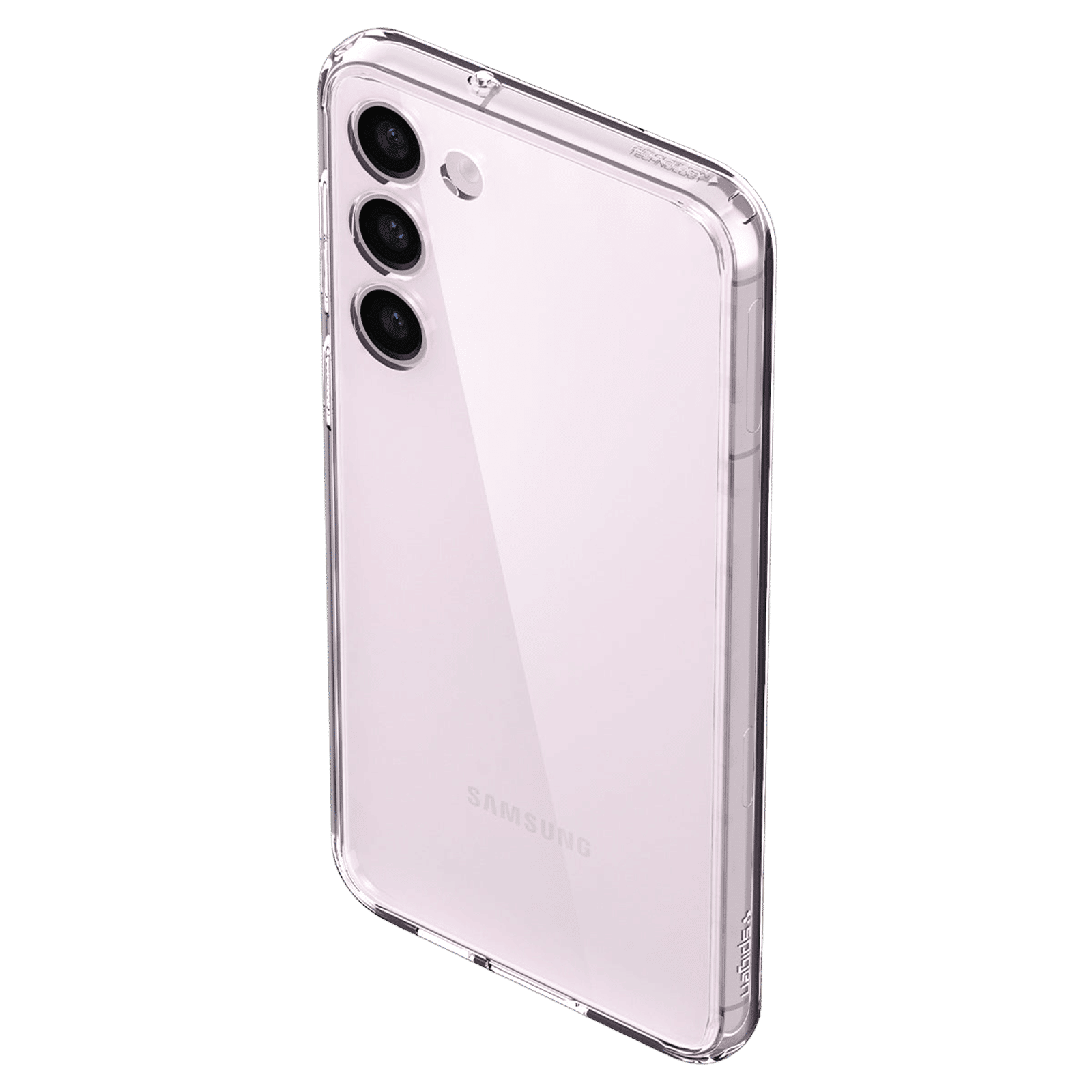 spigen Ultra Hybrid PC & TPU Back Cover for SAMSUNG Galaxy S23+ (Wireless Charging Compatible, Crystal Clear)_7