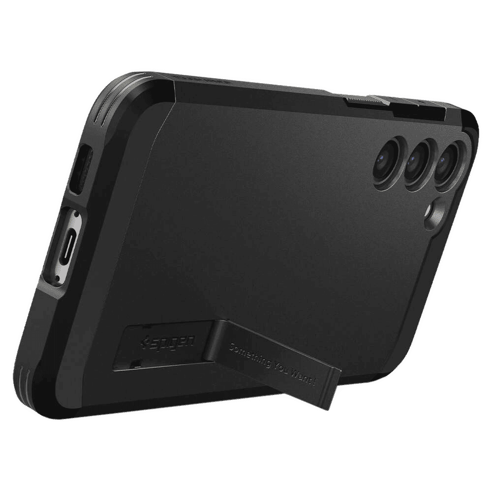 spigen Tough Armor PC & TPU Back Cover for SAMSUNG Galaxy S23+ (Air Cushion Technology, Gunmetal)_12