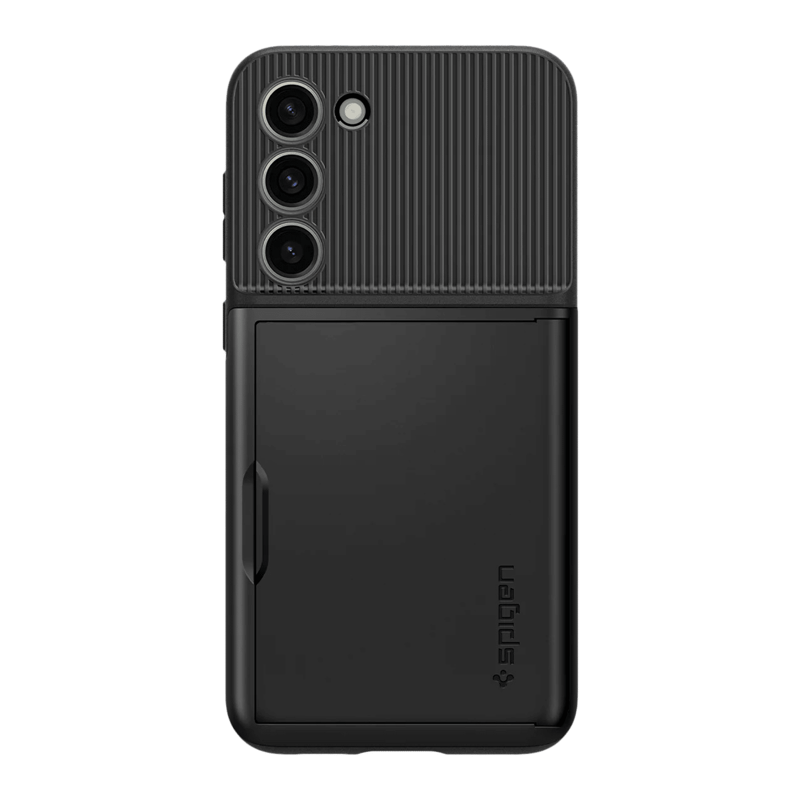 spigen Slim Armor PC & TPU Back Cover for SAMSUNG Galaxy S23+ (Built in Card Holder, Black)_3