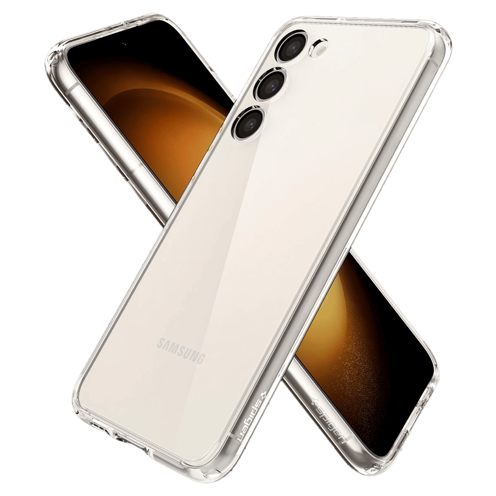 spigen Ultra Hybrid PC & TPU Back Cover for SAMSUNG Galaxy S23 (Air Cushion Technology, Crystal Clear)_18