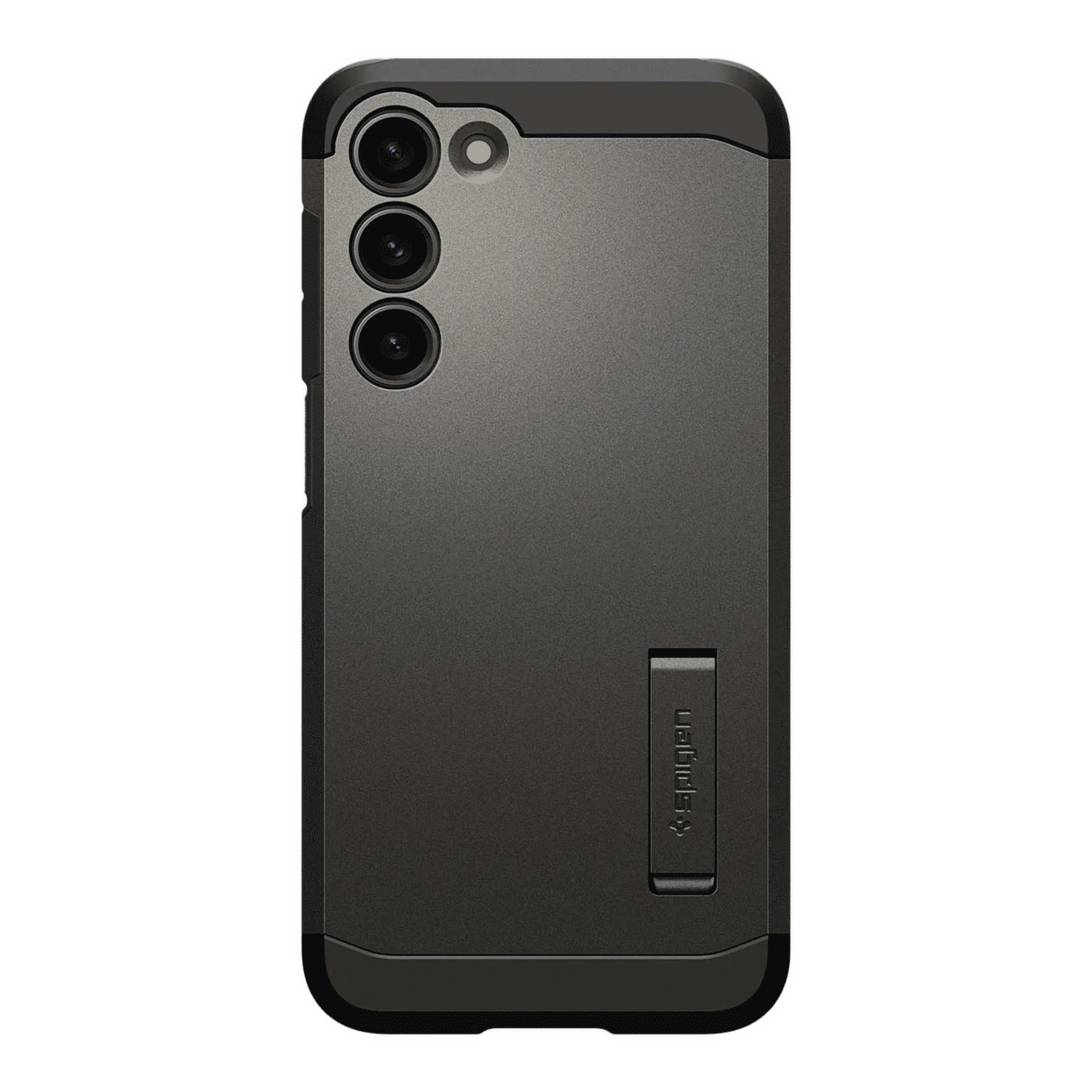 spigen Tough Armor PC & TPU Back Cover for SAMSUNG Galaxy S23 (Wireless Charging Compatible, Gunmetal)_3