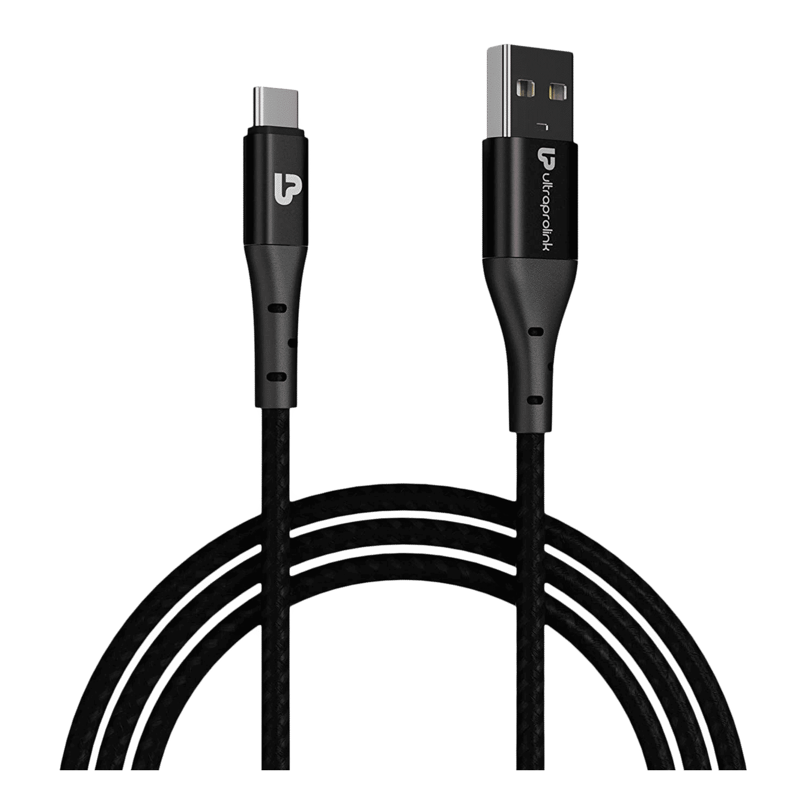 ultraprolink Type-A to Type-C, 4.9 feet (1.5m) Cable (Tangle-free Design, Black) ultraprolink Type-A to Type-C, 4.9 feet (1.5m) Cable (Tangle-free Design, Black)_1