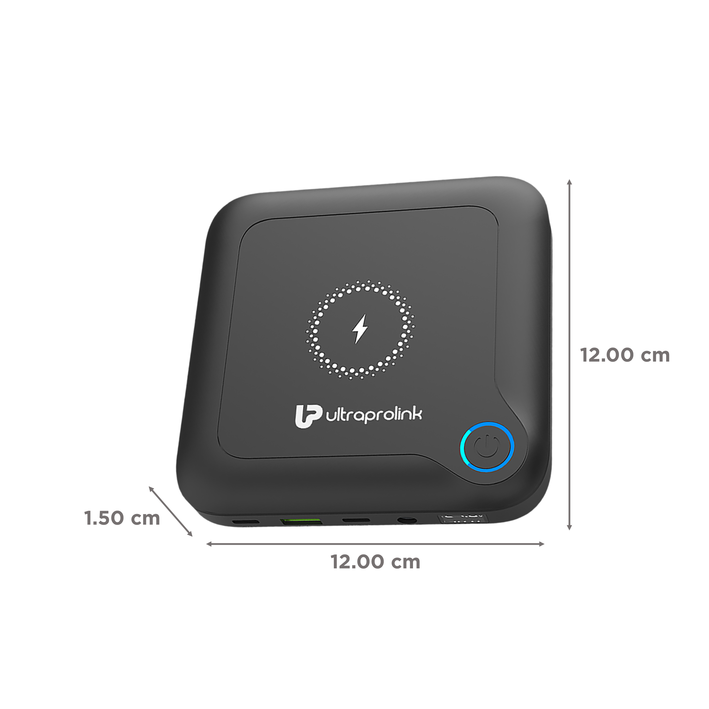 ultraprolink Juice-Up 24000 mAh 120W Fast Charging Power Bank (2 Type C, 1 Type A & 1 DC Ports, Magsafe Charging, Black)_2