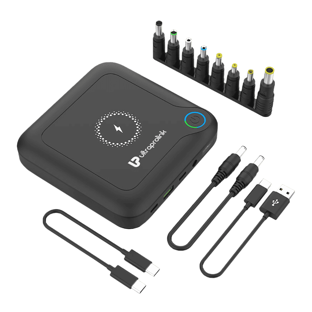 ultraprolink Juice-Up 24000 mAh 120W Fast Charging Power Bank (2 Type C, 1 Type A & 1 DC Ports, Magsafe Charging, Black)_7