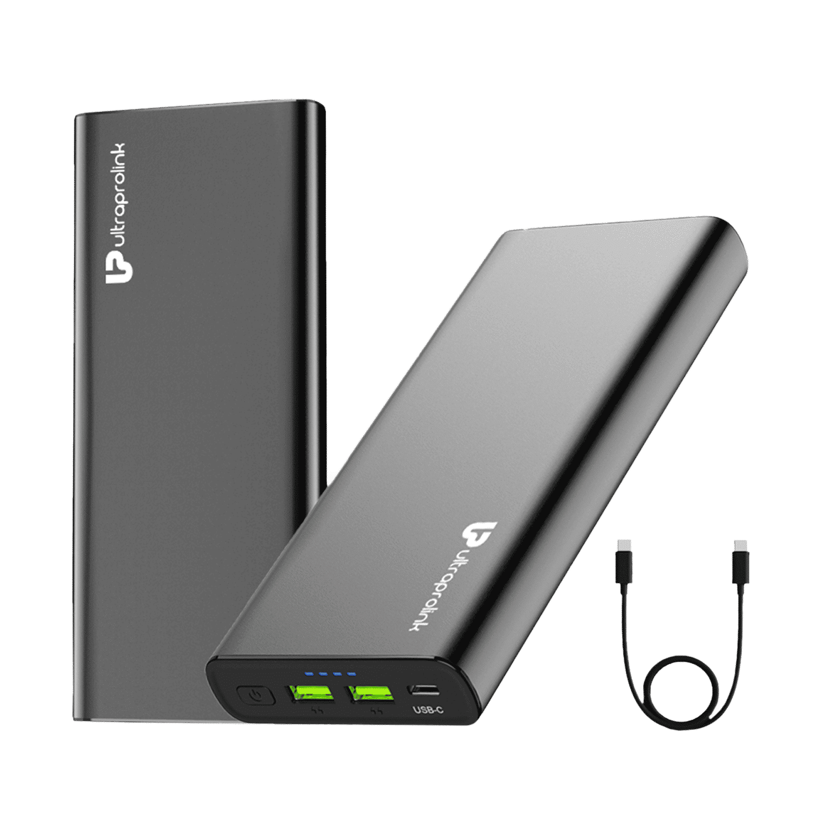 ultraprolink Juice-Up 26800 mAh 100W Fast Charging Power Bank (2 Type A & 1 Type C Ports, LED Indicators, Black)_19