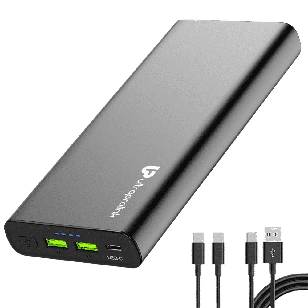 ultraprolink Juice-Up 26800 mAh 100W Fast Charging Power Bank (2 Type A & 1 Type C Ports, LED Indicators, Black)_6