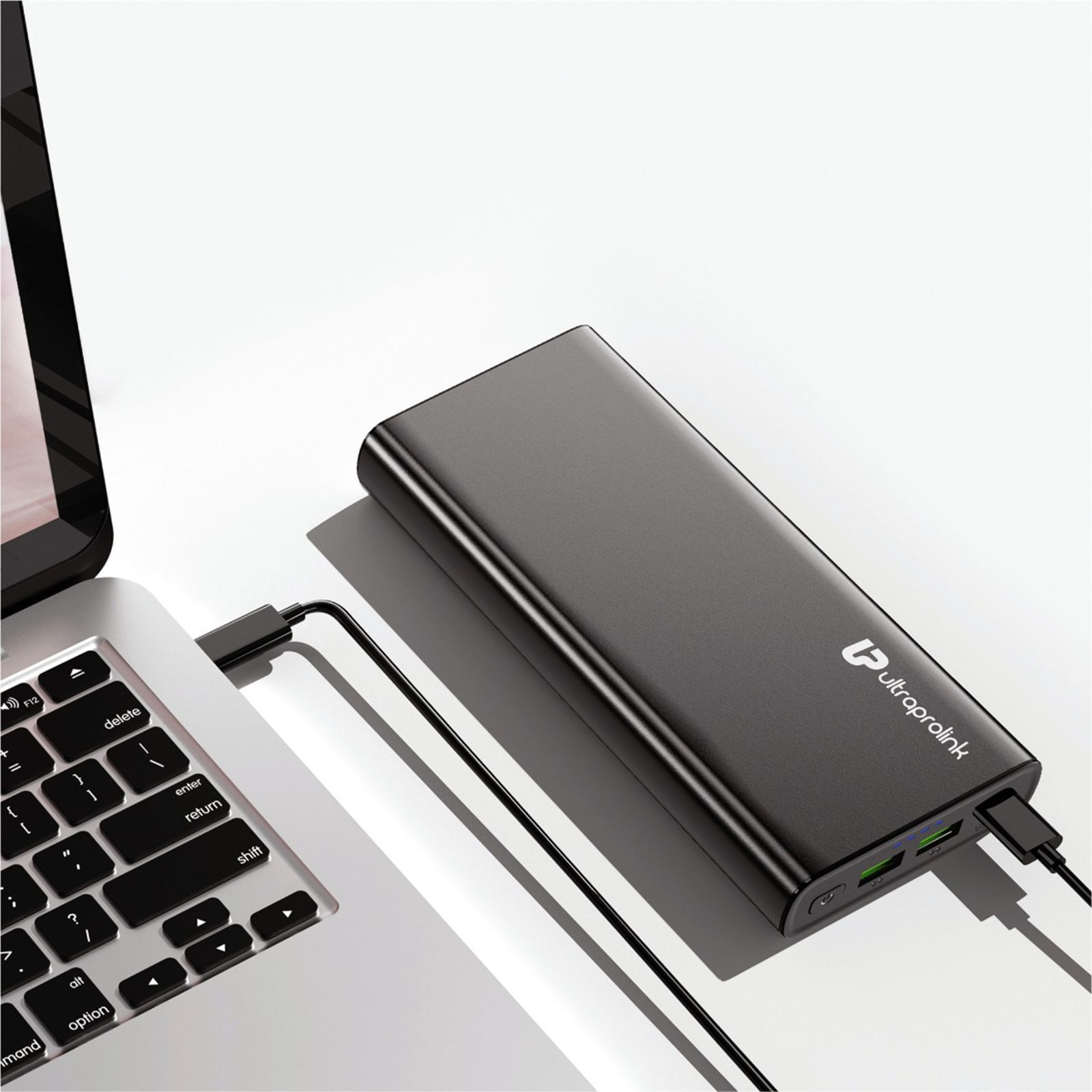 ultraprolink Juice-Up 26800 mAh 100W Fast Charging Power Bank (2 Type A & 1 Type C Ports, LED Indicators, Black)_8