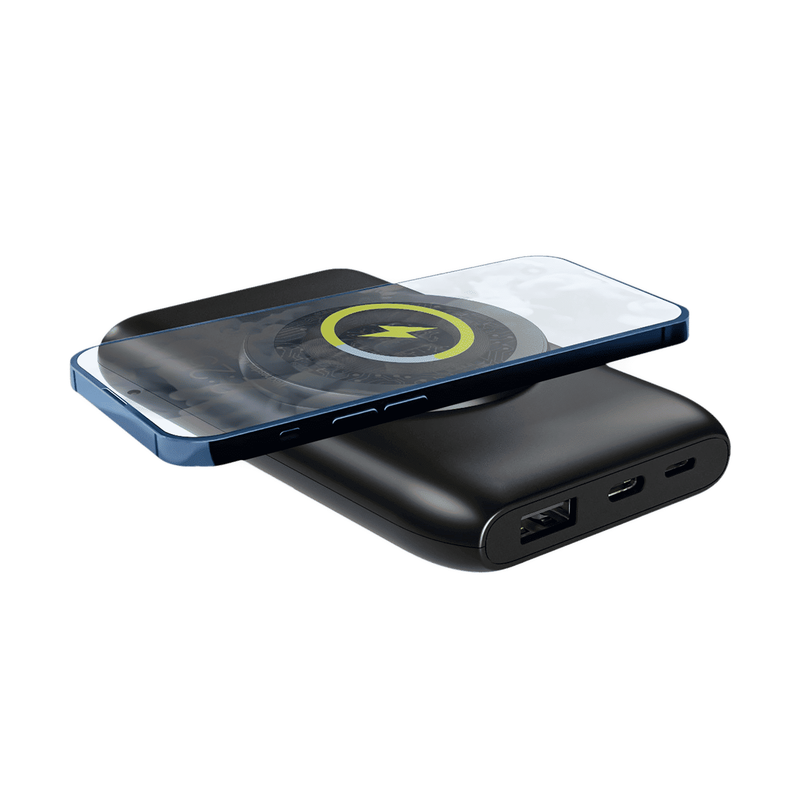 ultraprolink Juice-Up 10000 mAh 15W Fast Charging Power Bank (Lightning, 1 Type A & 1 Type C Ports, Magsafe Wireless Charging, Black)_6