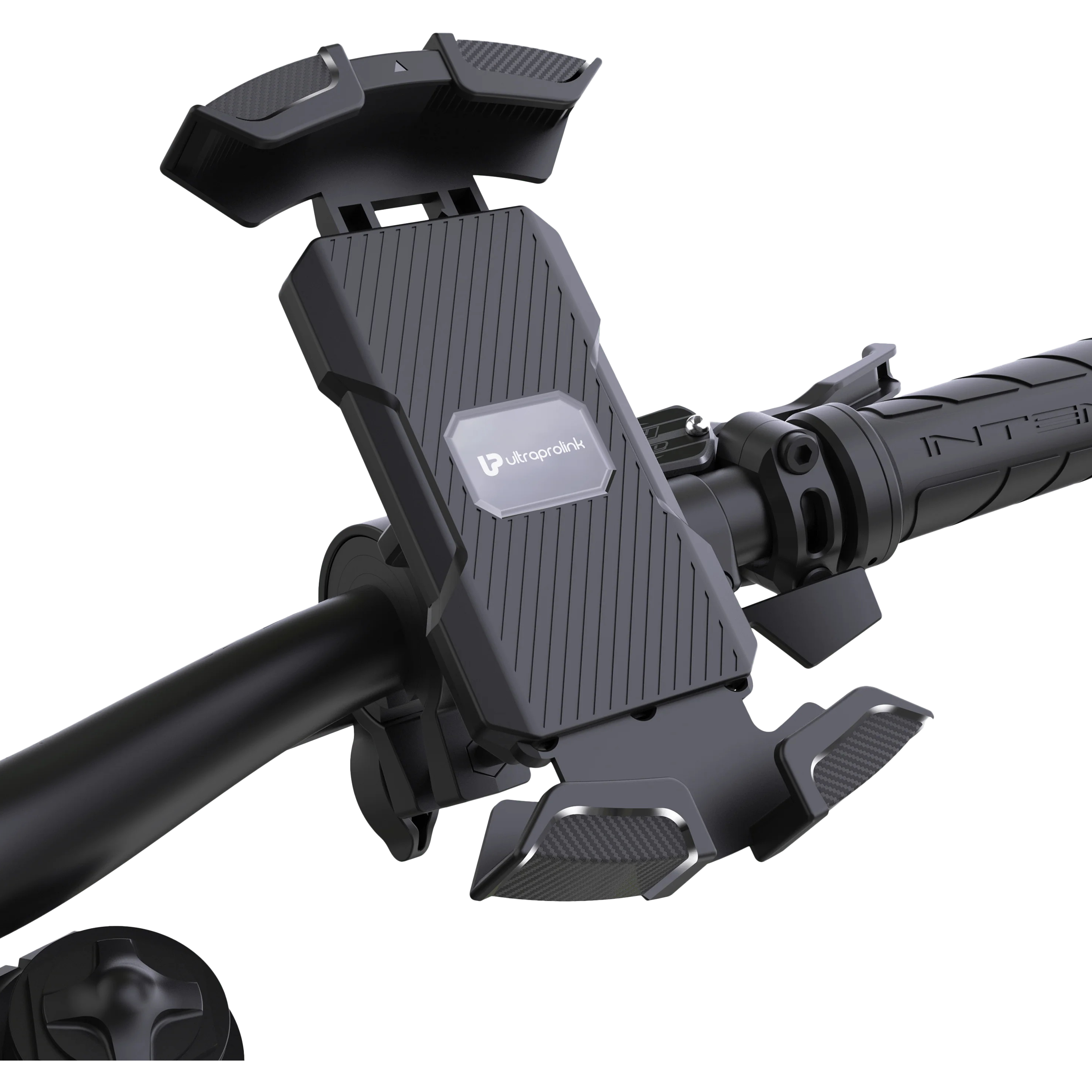 ultraprolink Bike and Motorcycle Mount for Mobile (Secure Lock, Black)_1
