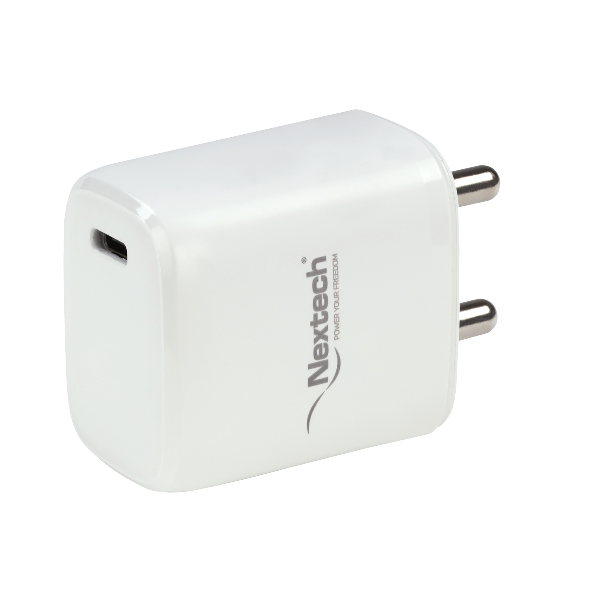 Nextech 2W Type C Fast Charger (Adapter Only, Surge Protection, White)_9