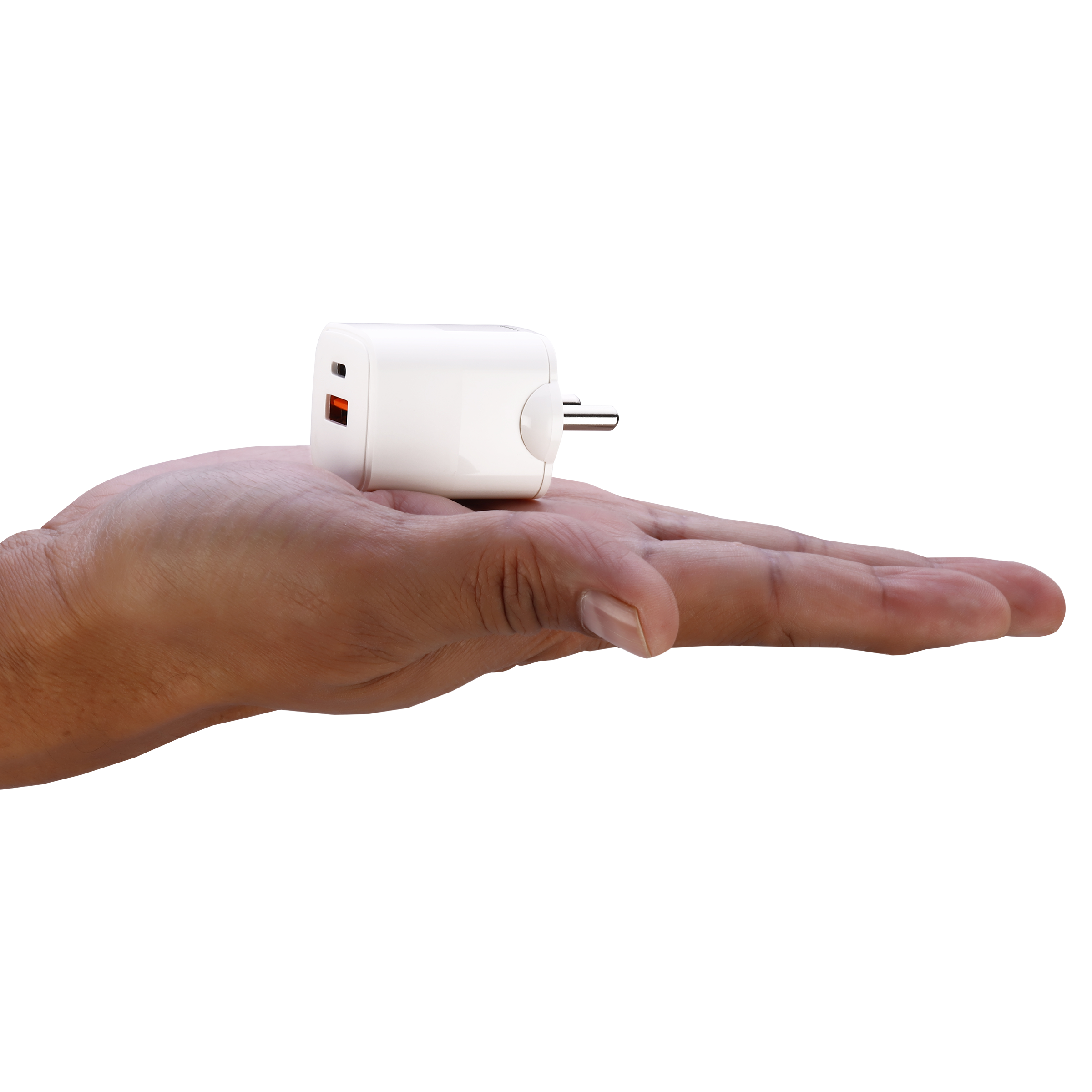 Nextech 35 W Type A & Type C 2-Port Fast Charger (Adapter Only, Universal Compatibility, White)_4