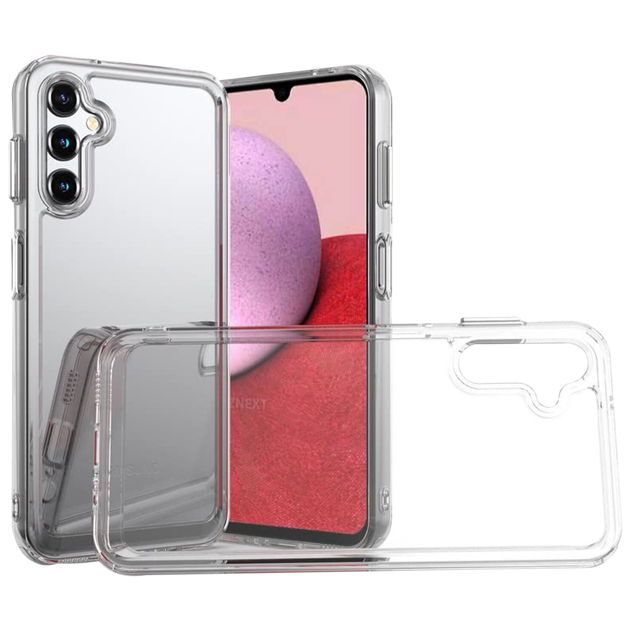 in base TPU Back Case for Samsung A14 (360 Degree Protection, Clear) in base TPU Back Case for Samsung A14 (360 Degree Protection, Clear)_1