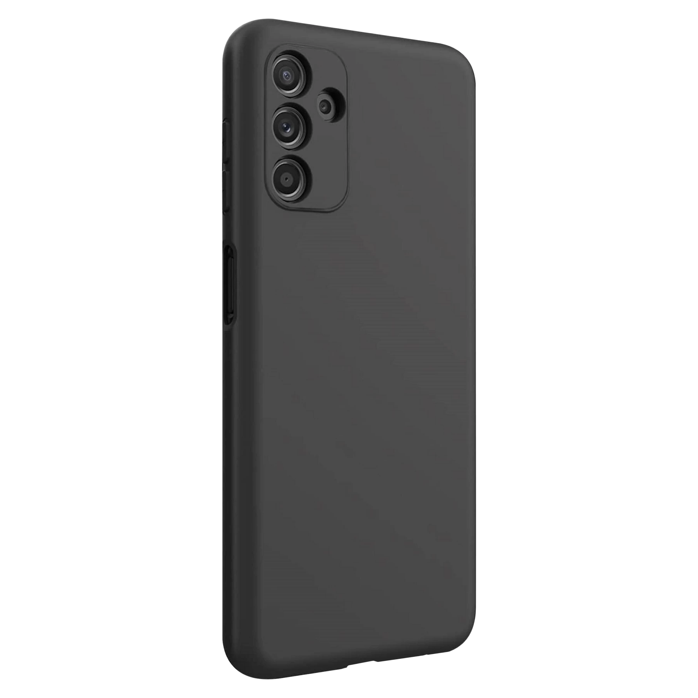 in base Soft Silicon Back Case for Samsung Galaxy A14 (360 Degree Protection, Black)_3