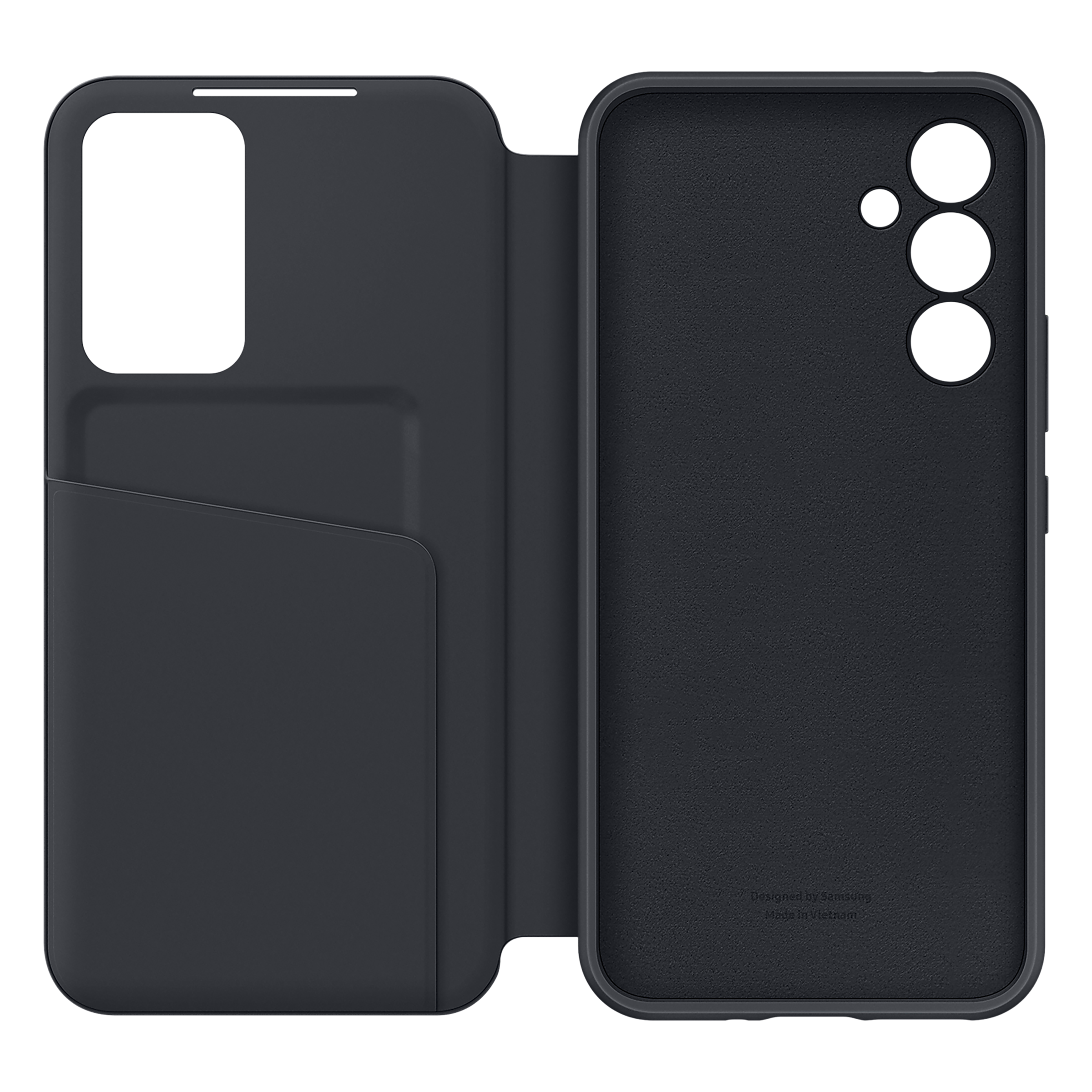 SAMSUNG Flip Case for Galaxy A54 (Smart View, Black)_3