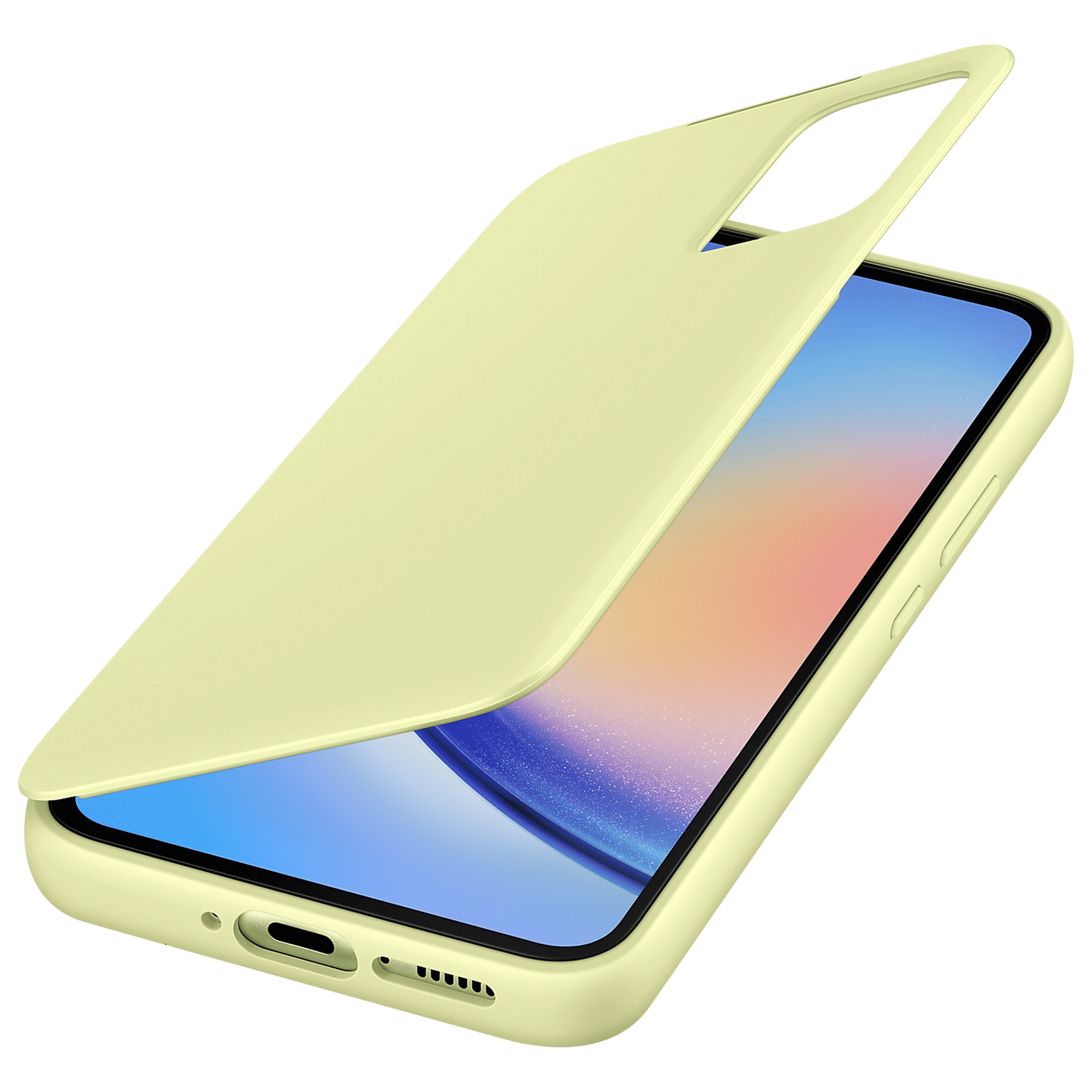 SAMSUNG Flip Case for Galaxy A34 (Smart View, Lime) SAMSUNG Flip Case for Galaxy A34 (Smart View, Lime)_5