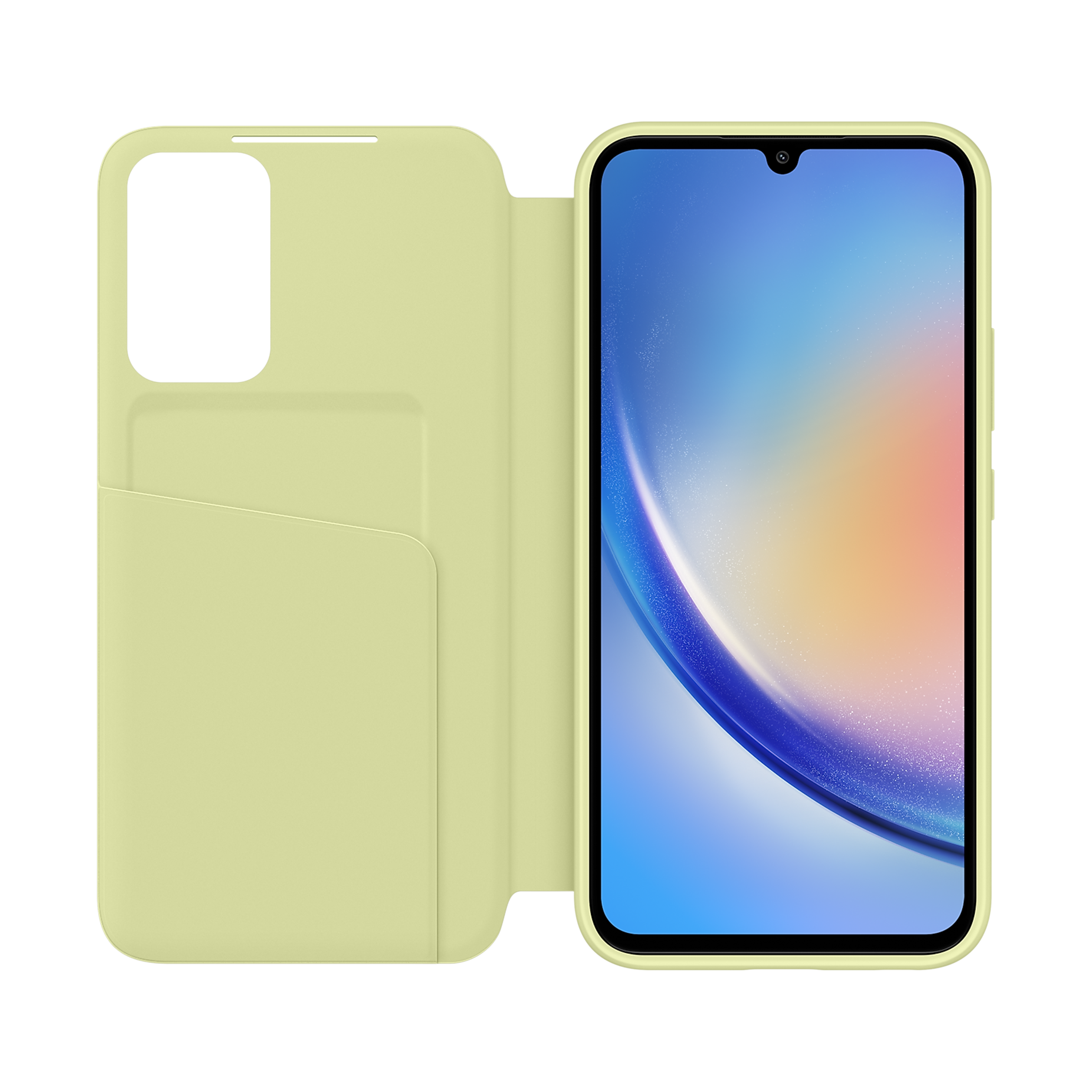 SAMSUNG Flip Case for Galaxy A34 (Smart View, Lime) SAMSUNG Flip Case for Galaxy A34 (Smart View, Lime)_6
