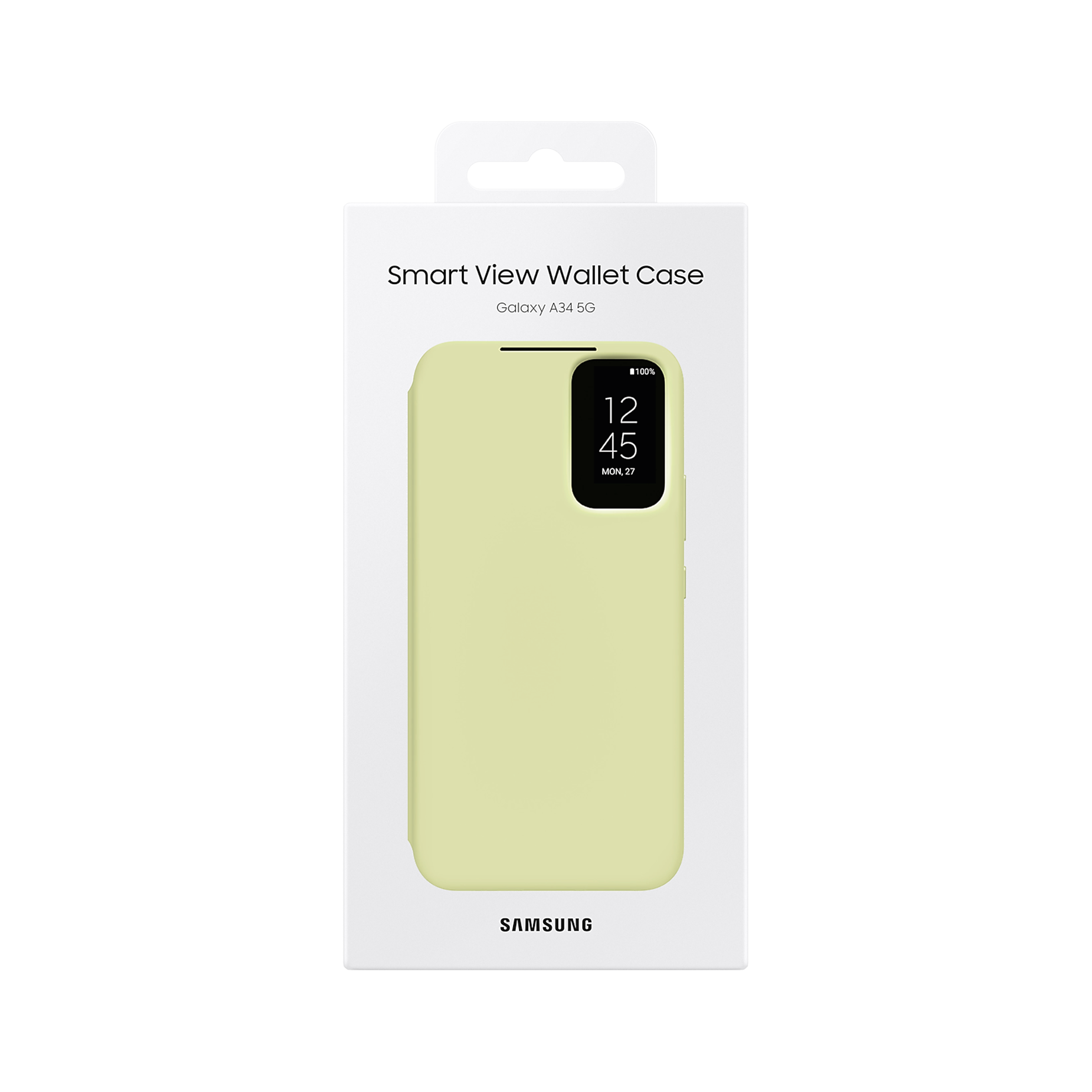 SAMSUNG Flip Case for Galaxy A34 (Smart View, Lime) SAMSUNG Flip Case for Galaxy A34 (Smart View, Lime)_8