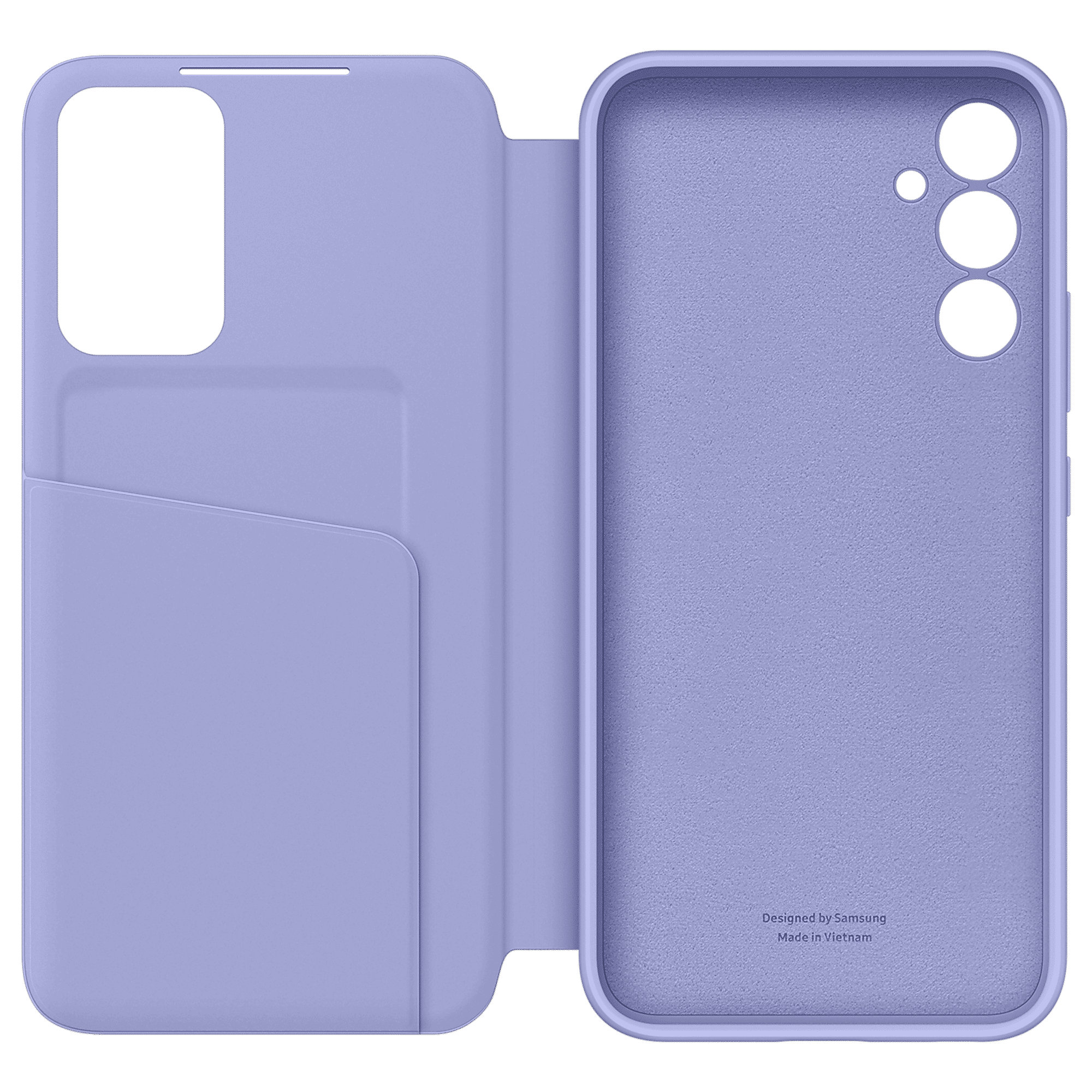 SAMSUNG Flip Case for Galaxy A34 (Display Window, Blueberry)_4