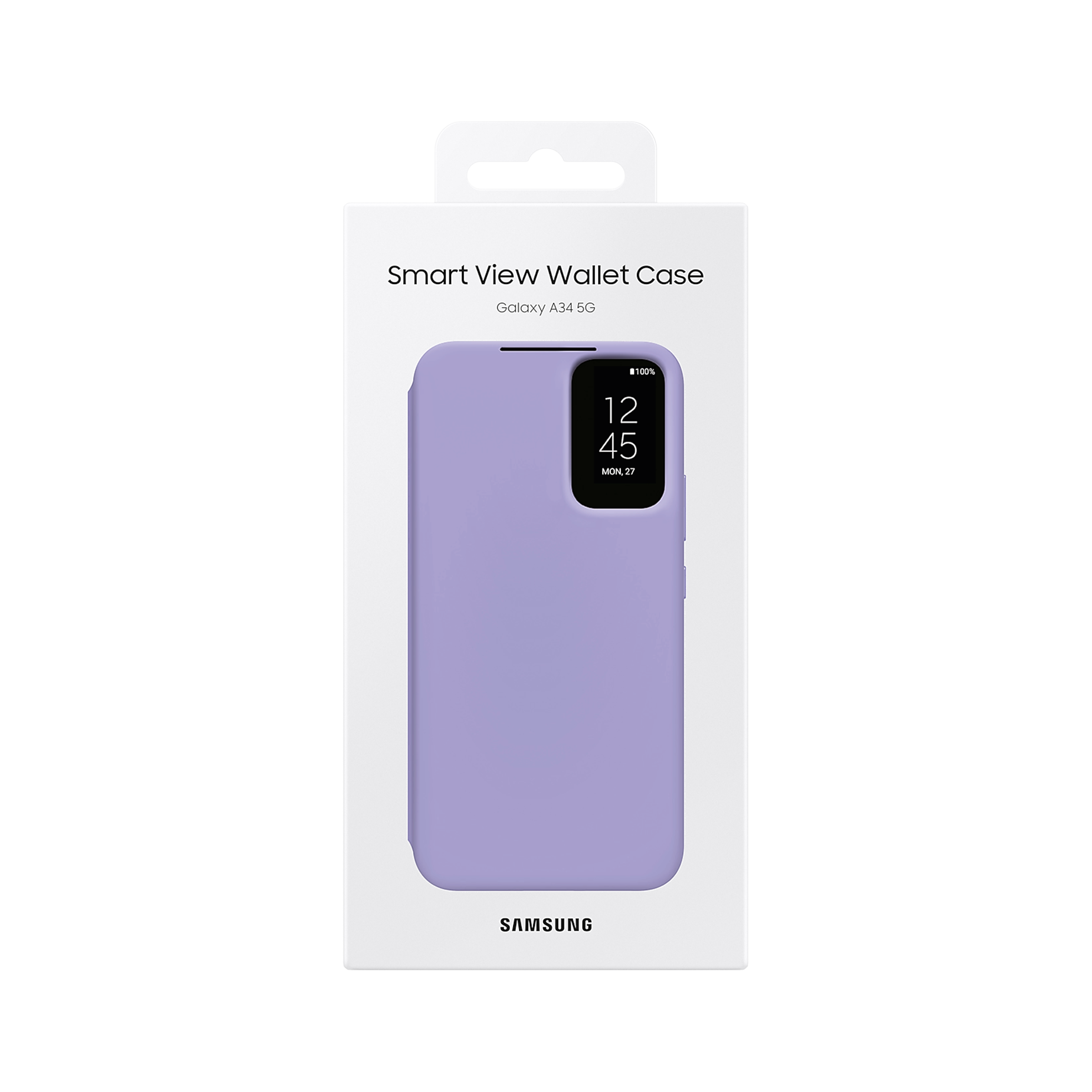 SAMSUNG Flip Case for Galaxy A34 (Display Window, Blueberry)_8