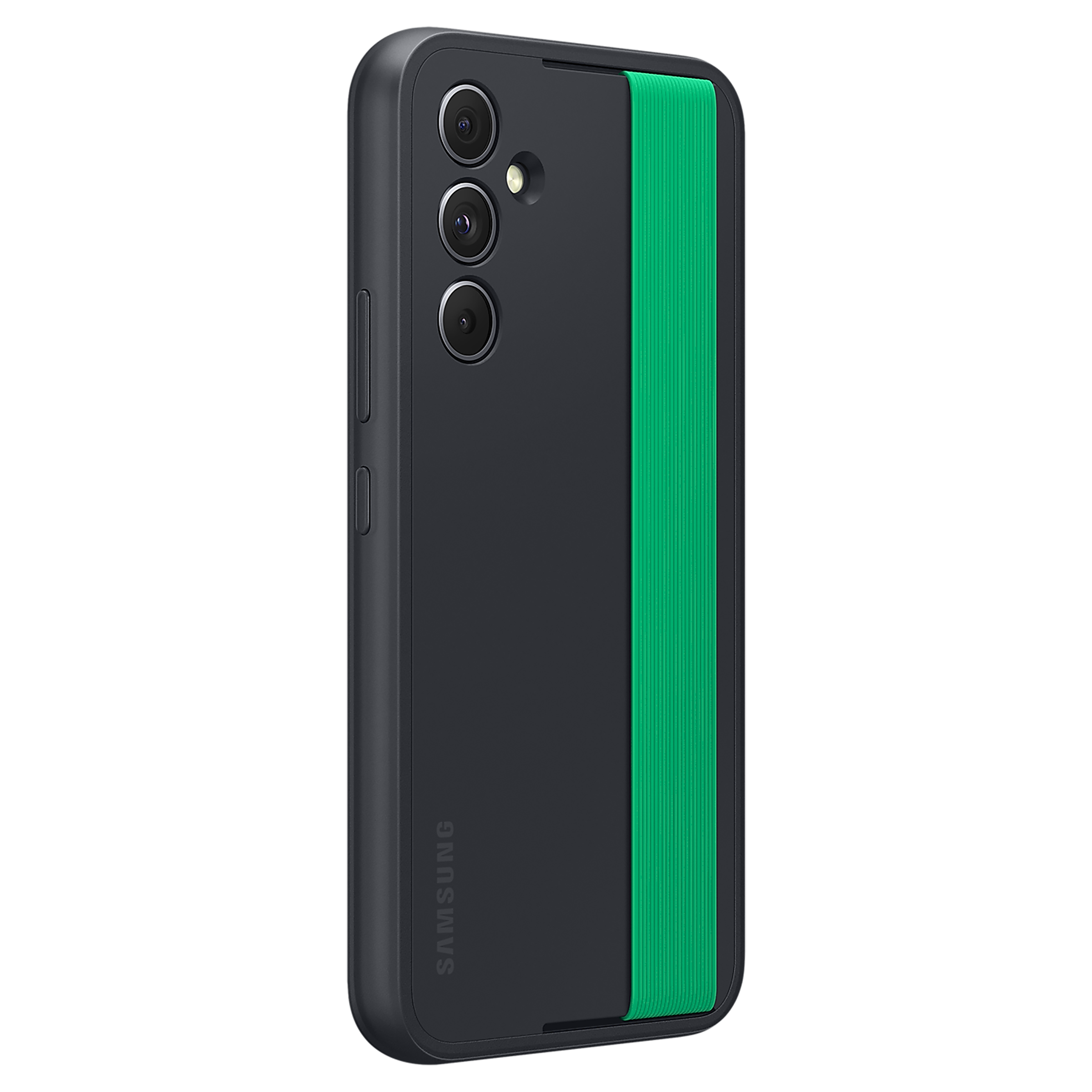 SAMSUNG Haze Back Case for Galaxy A54 (With Detachable Straps, Black)_4