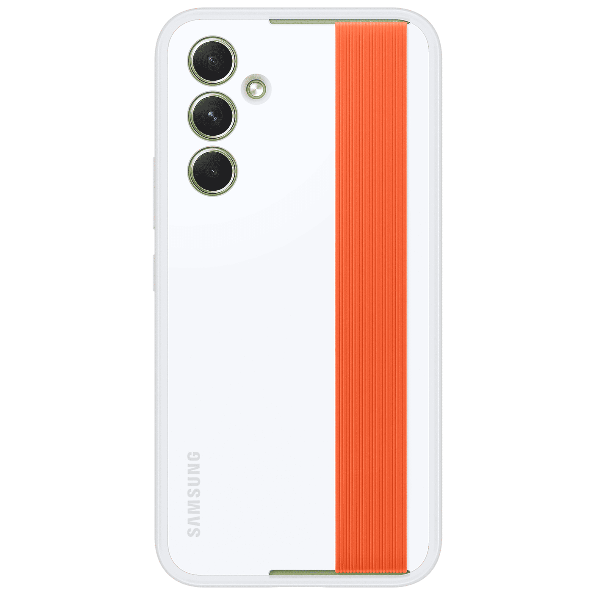 SAMSUNG Haze Back Case for Galaxy A54 (Detachable Straps, White)_3
