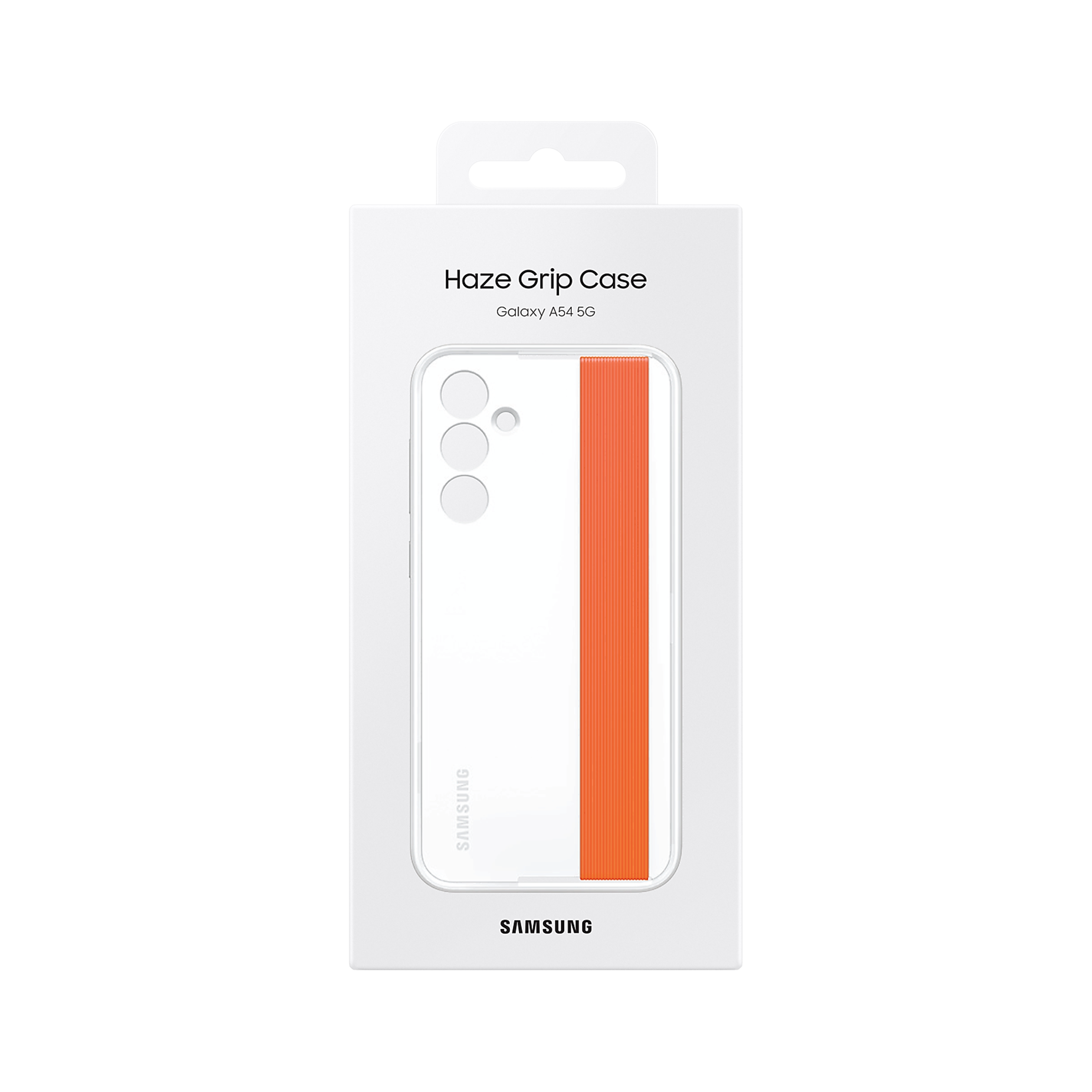 SAMSUNG Haze Back Case for Galaxy A54 (Detachable Straps, White)_6