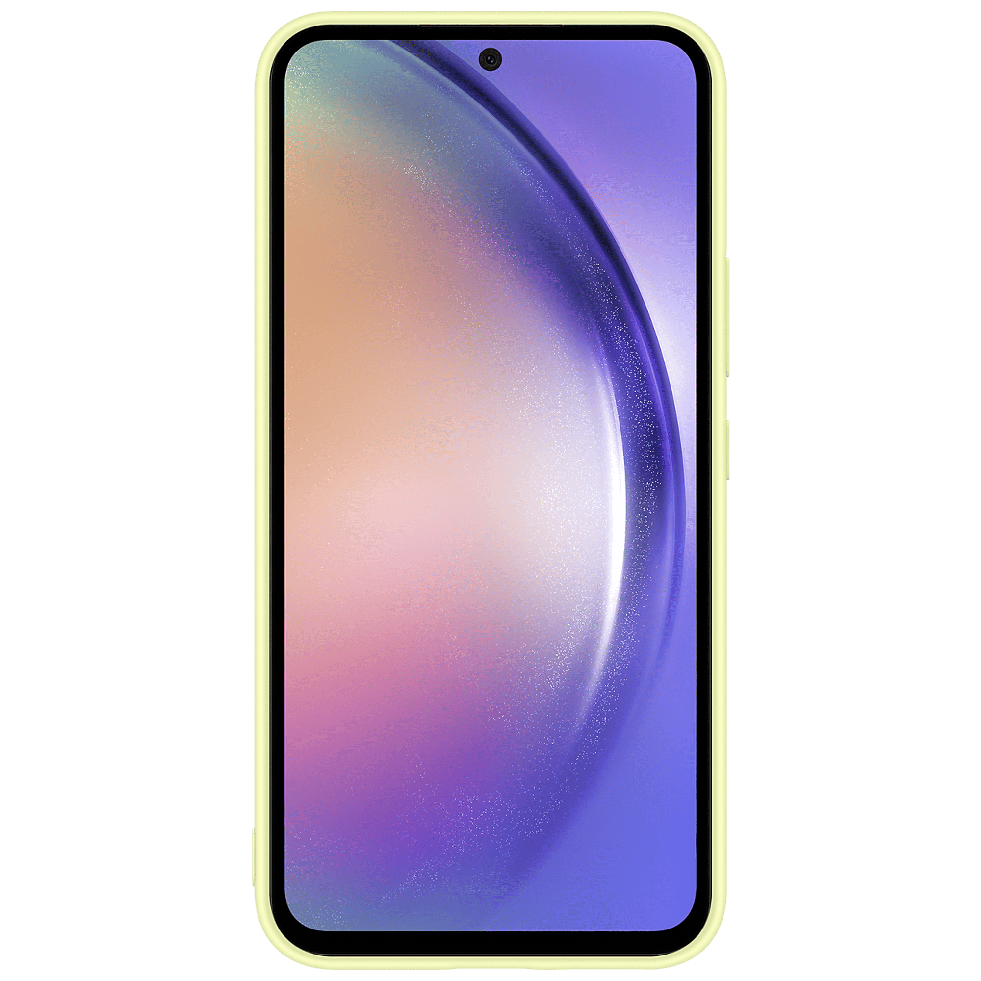 SAMSUNG Soft Silicone Back Case for Galaxy A54 (Scratch Resistant, Lime)_6