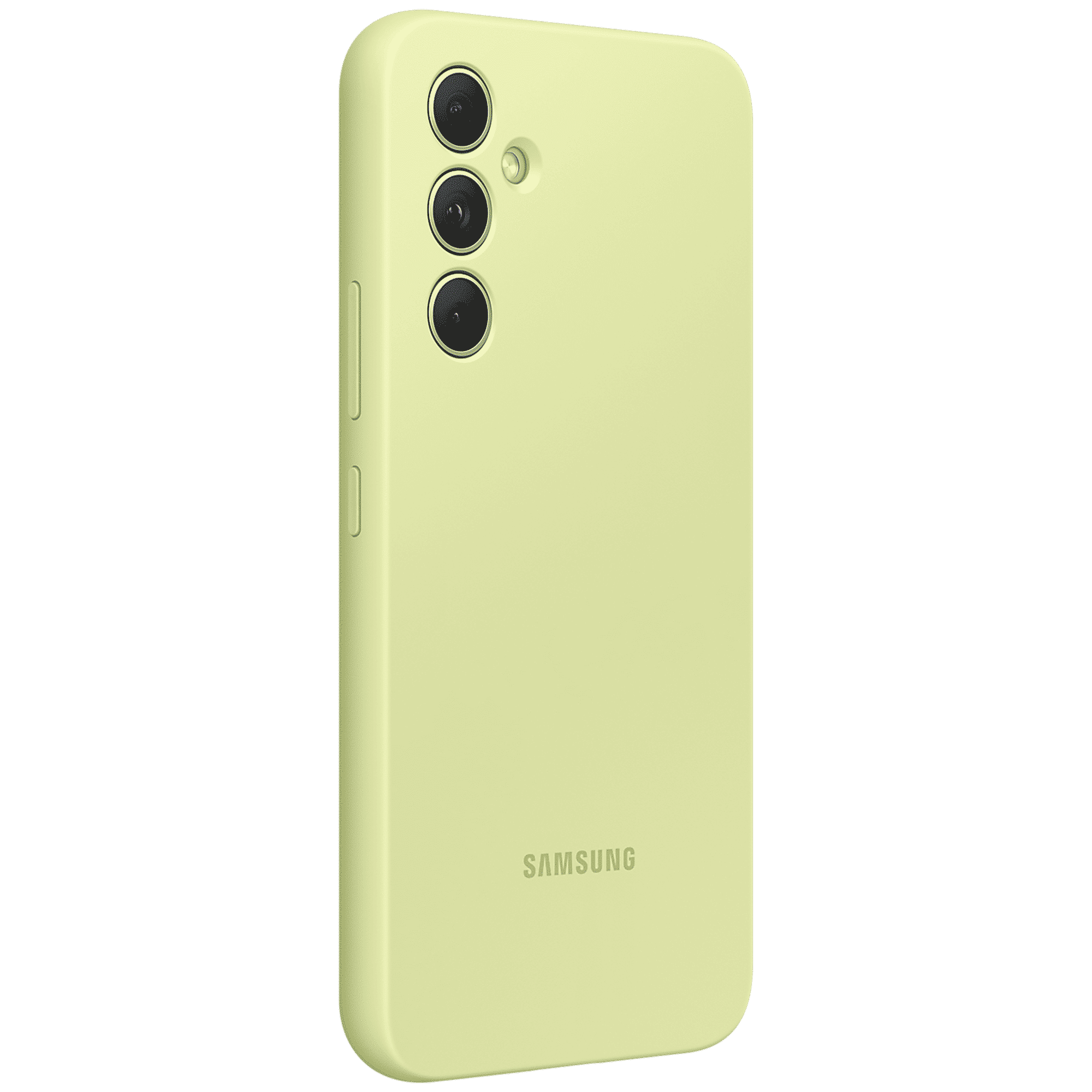 SAMSUNG Soft Silicone Back Case for Galaxy A54 (Scratch Resistant, Lime)_8