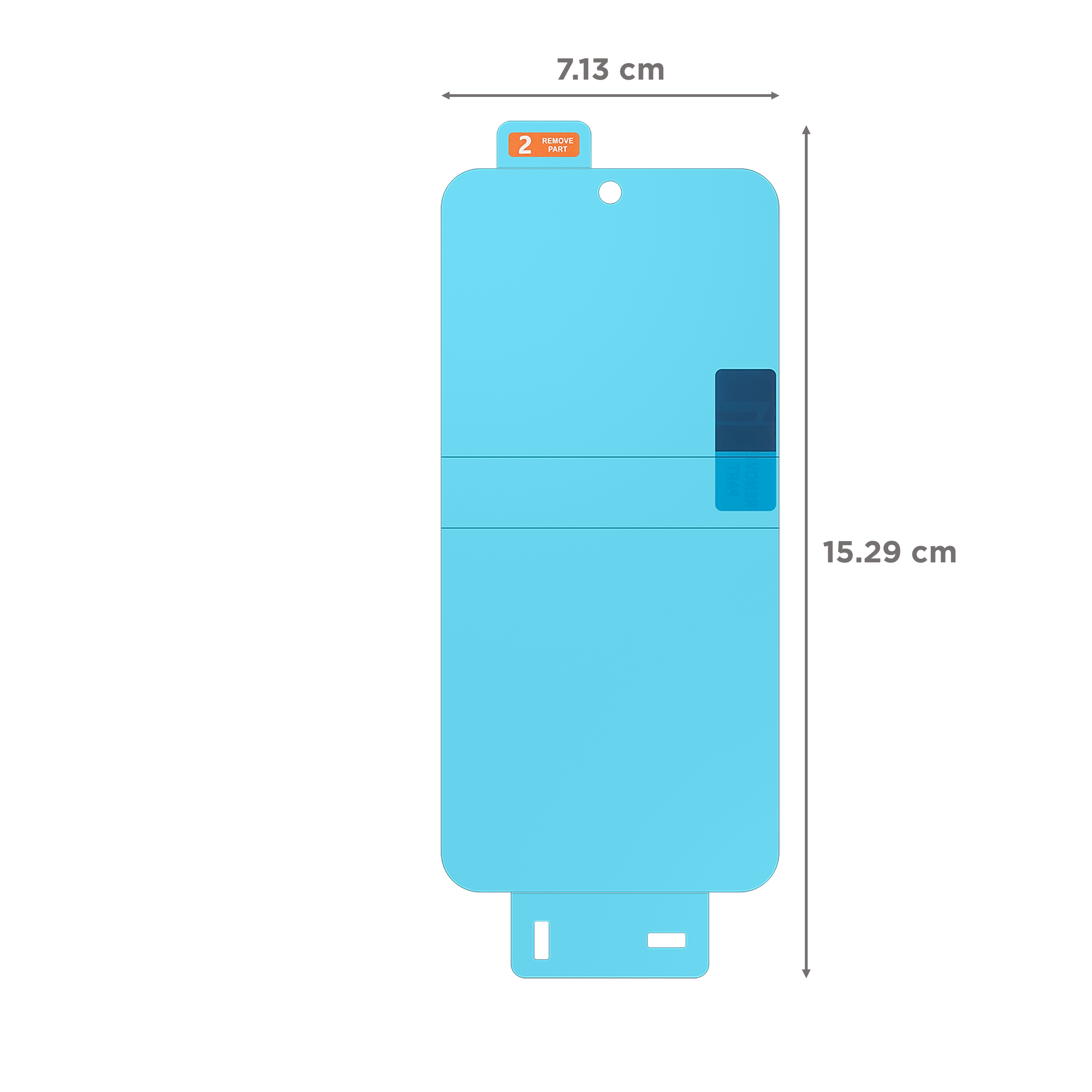 SAMSUNG Tempered Glass for Galaxy A54 (Anti Fingerprint)_2