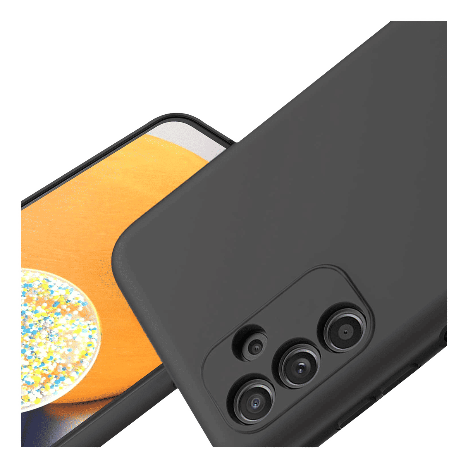 in base Silicon Back Case for SAMSUNG A54 (360 Degree Protection, Black) in base Silicon Back Case for SAMSUNG A54 (360 Degree Protection, Black)_6