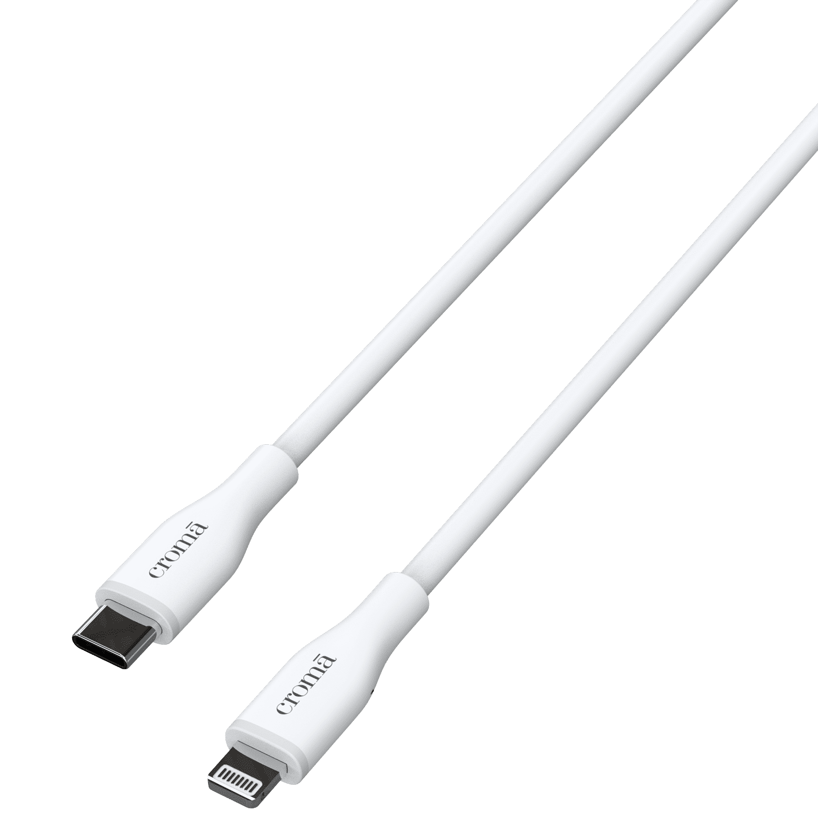 Croma Type C to Lightning 3.9 Feet (1.2M) Cable (Apple Certified, White)_3