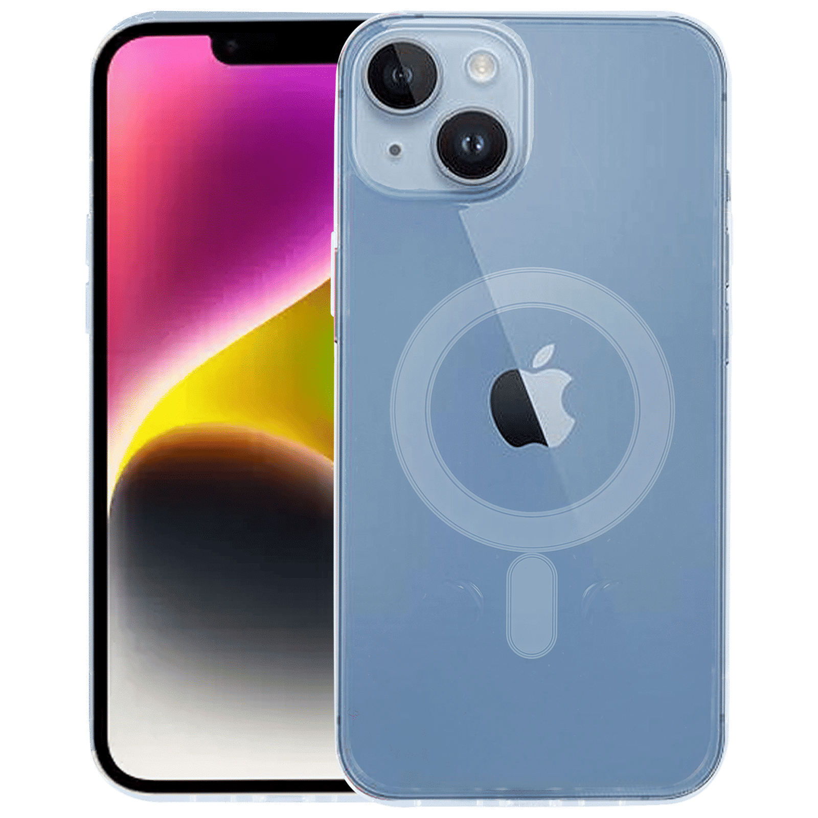 Croma TPU Back Case for Apple iPhone 14 Plus (Apple Compatible, Transparent)_1