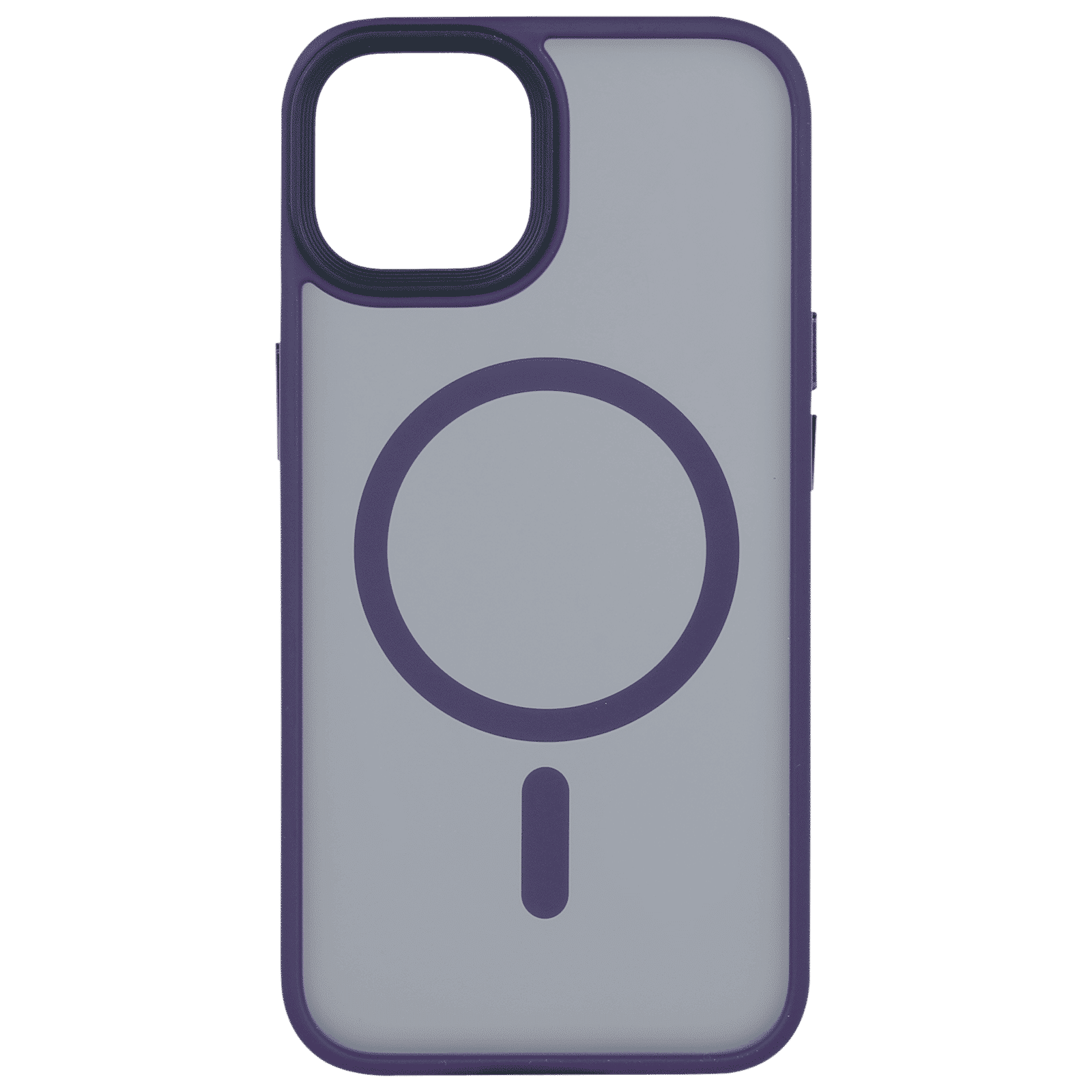 Croma Polycarbonate & TPU Matte Back Case for Apple iPhone 14 (Apple Compatible, Purple)_3