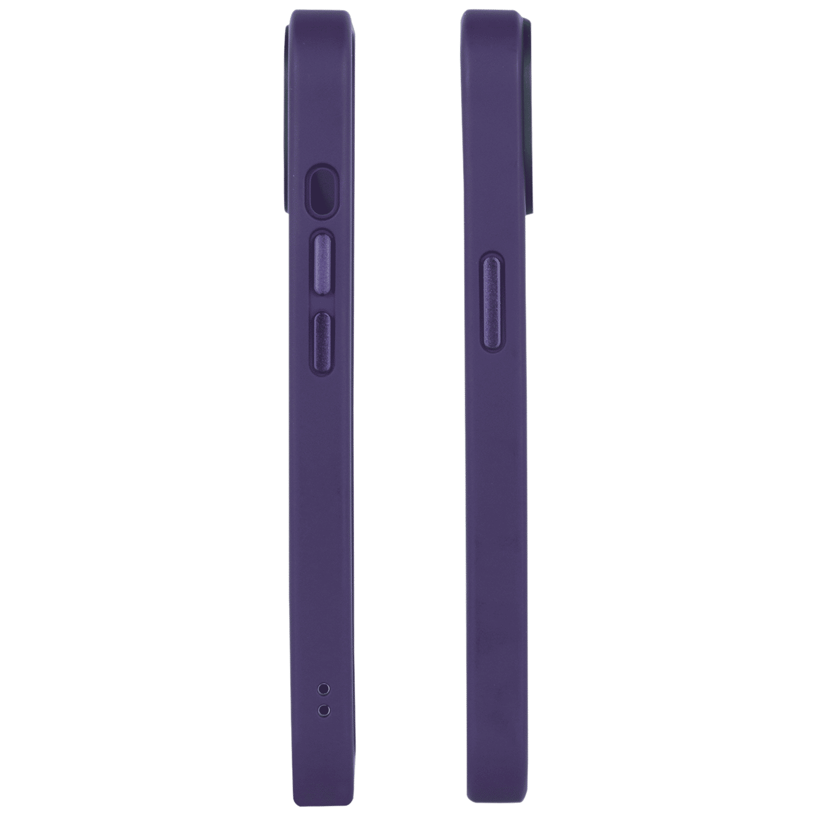 Croma Polycarbonate & TPU Matte Back Case for Apple iPhone 14 (Apple Compatible, Purple)_4