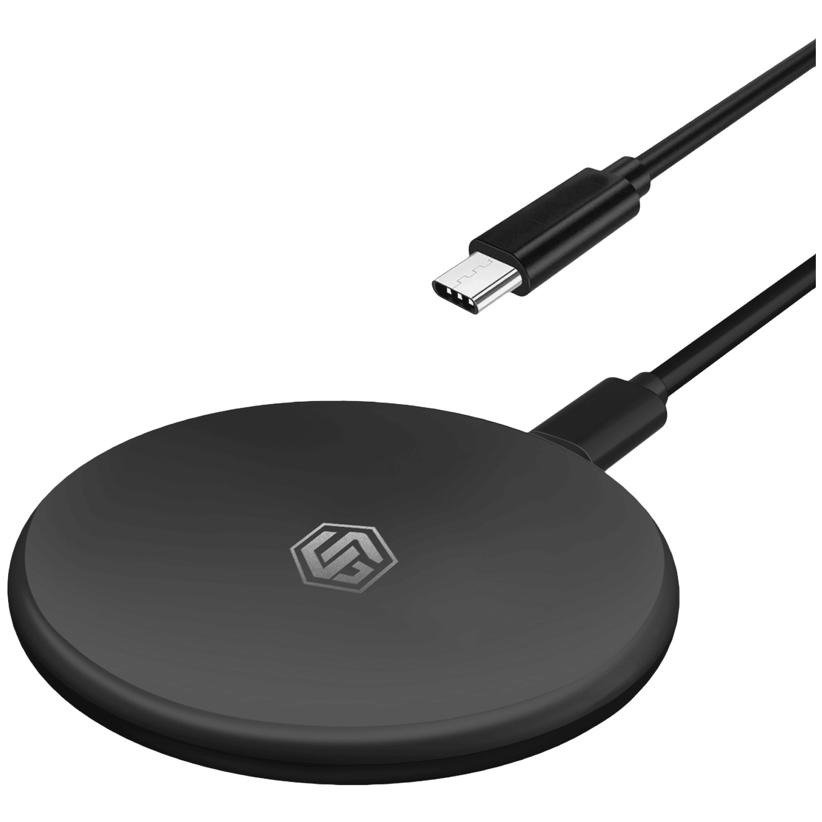 UNIGEN Unipad 200 15W Wireless Charger for Smartphones and Earbuds (Qi Certified, Safe Charging, Black)_1