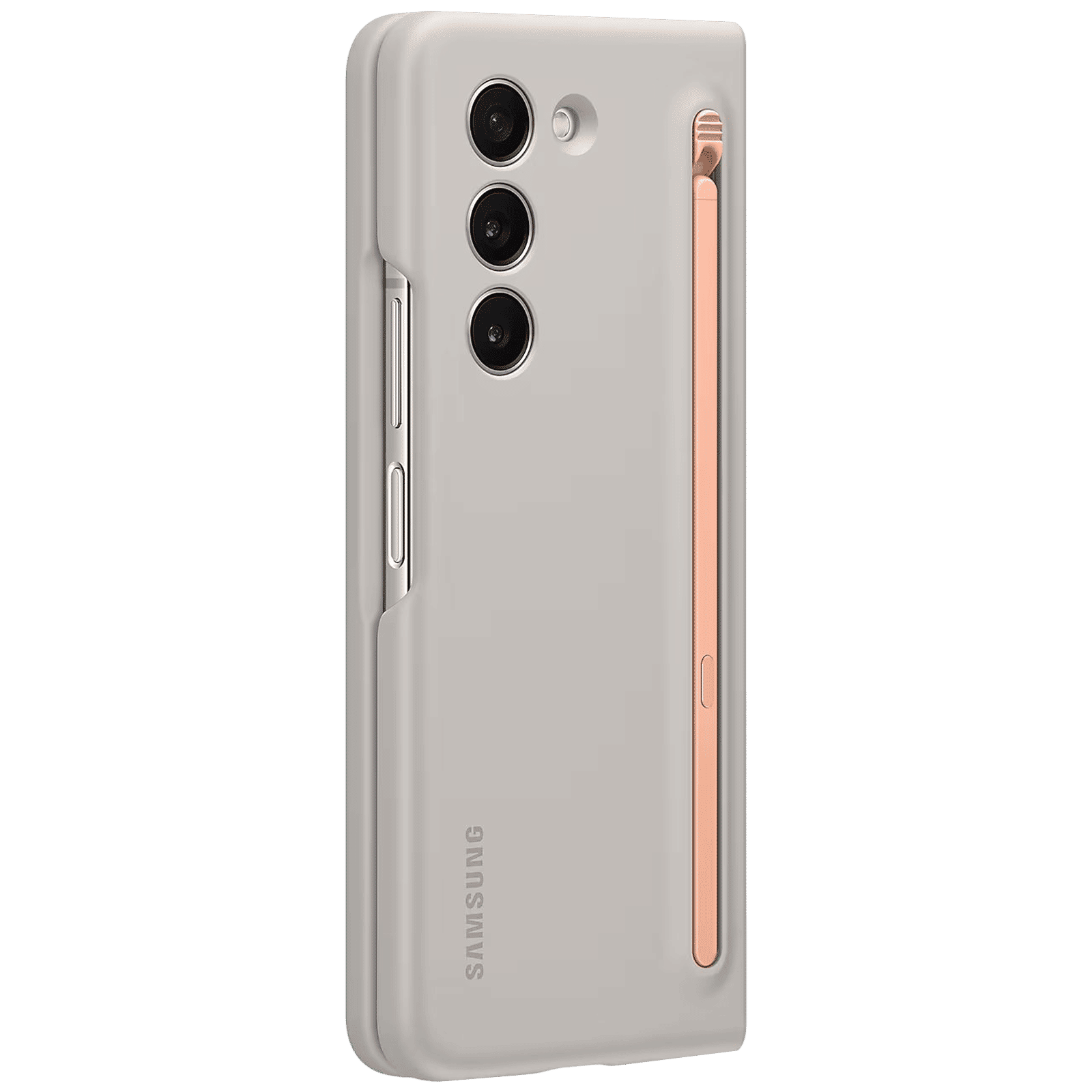 SAMSUNG Soft Back Case for Galaxy Z Fold5 (Built-in S Pen Slot, Sand) SAMSUNG Soft Back Case for Galaxy Z Fold5 (Built-in S Pen Slot, Sand)_4