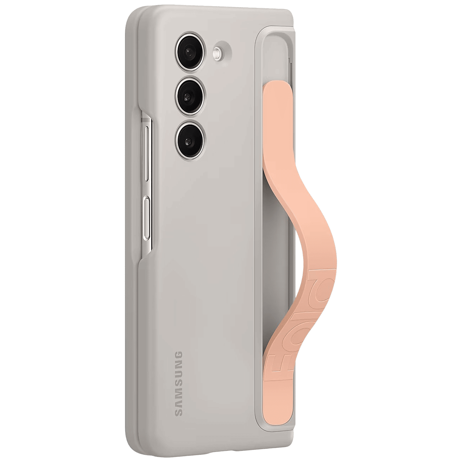 SAMSUNG Soft Back Case with Stand for Galaxy Z Fold5 (Hands Free Viewing, Sand)_3