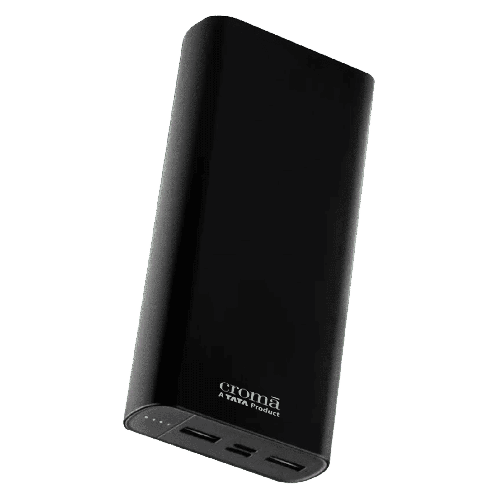 Croma 20000 mAh 22.5W Fast Charging Power Bank (2 Type A, 1 PD Type C & 1 Micro USB Port, Aluminium Casing, Apple Compatible, Black)_4