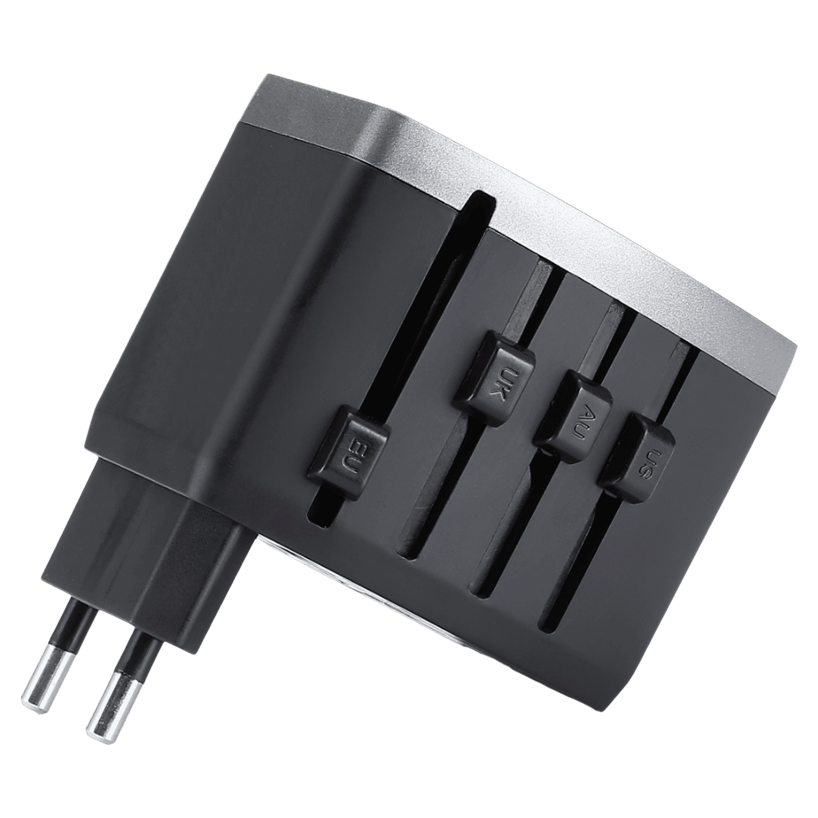 Croma 4 Plugs 150 Countries Travel Adapter (Over Current Protection, CRST30WUTA014802, Black)_7