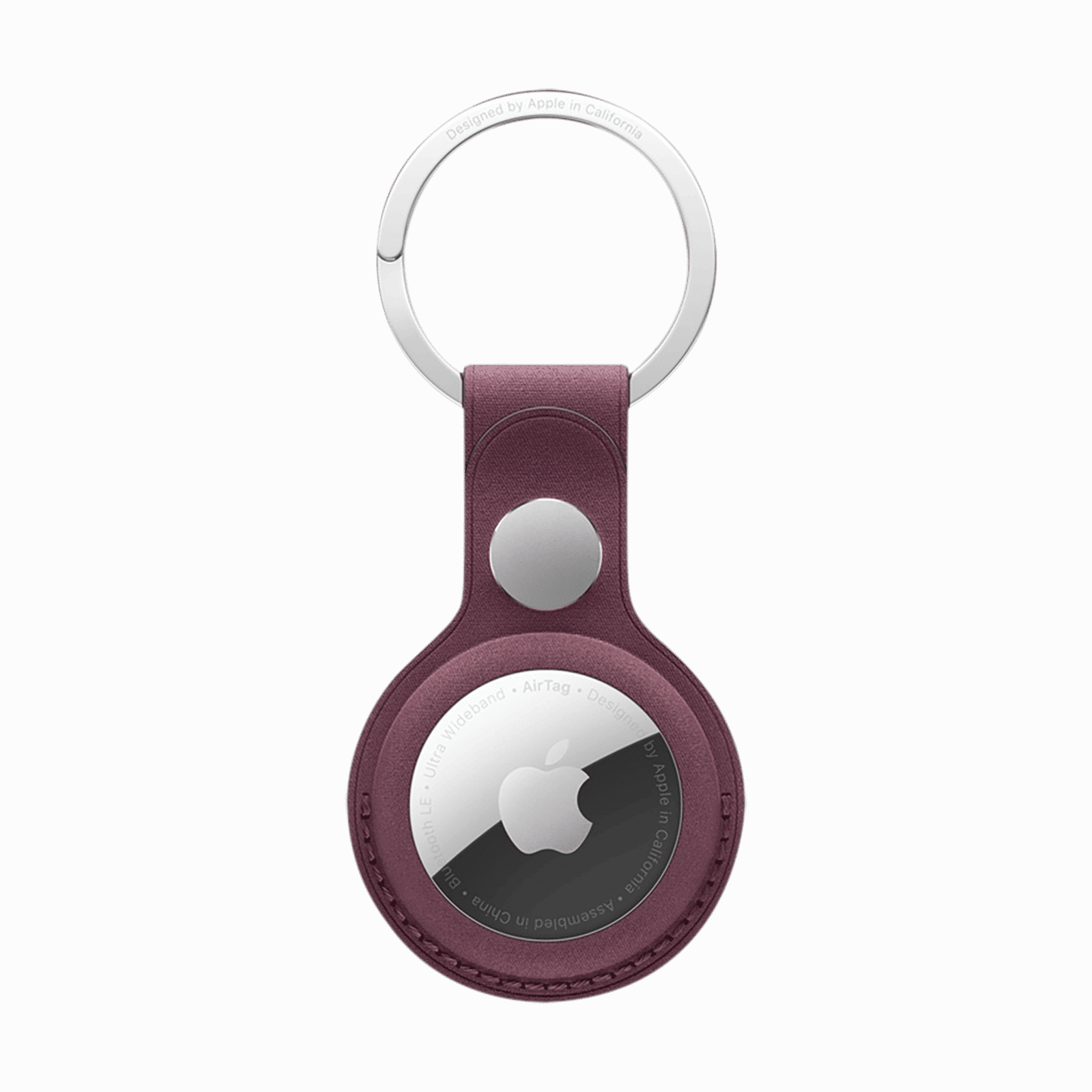 Apple AirTag Key Ring (Snug Fit, MT2J3ZM/A, Mulberry)_1