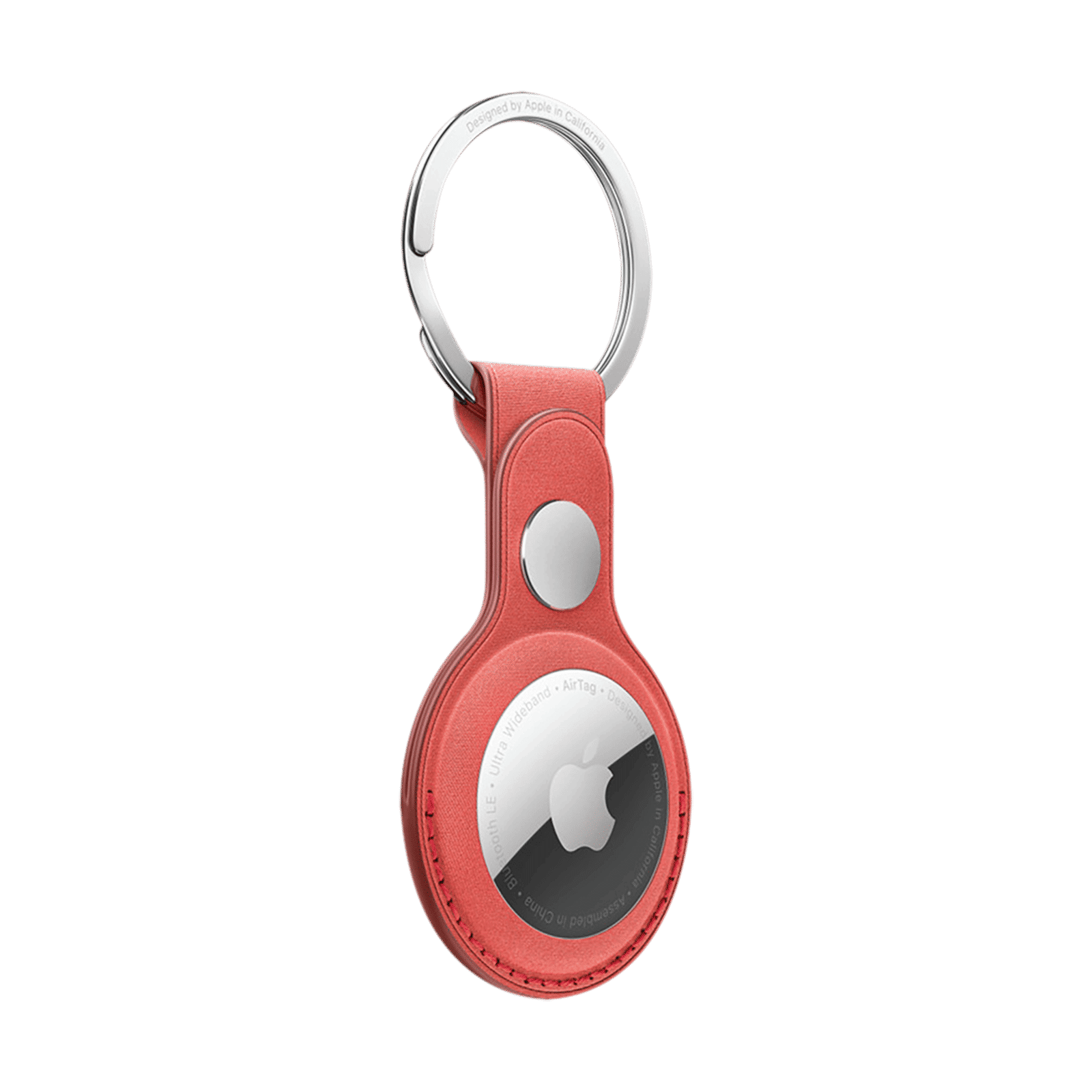 Apple AirTag Key Ring (Snug Fit, MT2M3ZM/A, Coral)_3