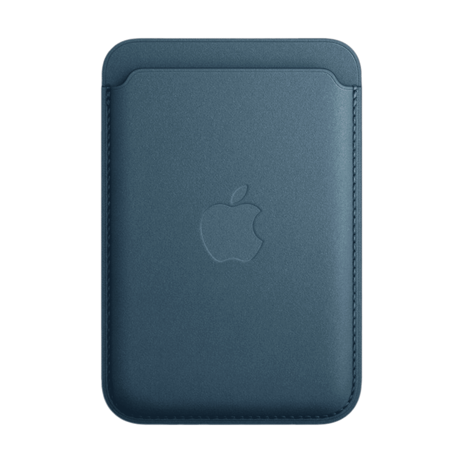 Apple Soft FineWoven Wallet for Apple iPhone 15/15 Pro Max/15/15 Plus/14 Pro/14 Pro Max/14/14 Plus/13 Pro/13 Pro Max/13 Mini/13/12 Pro/12 Pro Max/12 Mini/12 (Built-in Magnet, Pacific Blue)_1