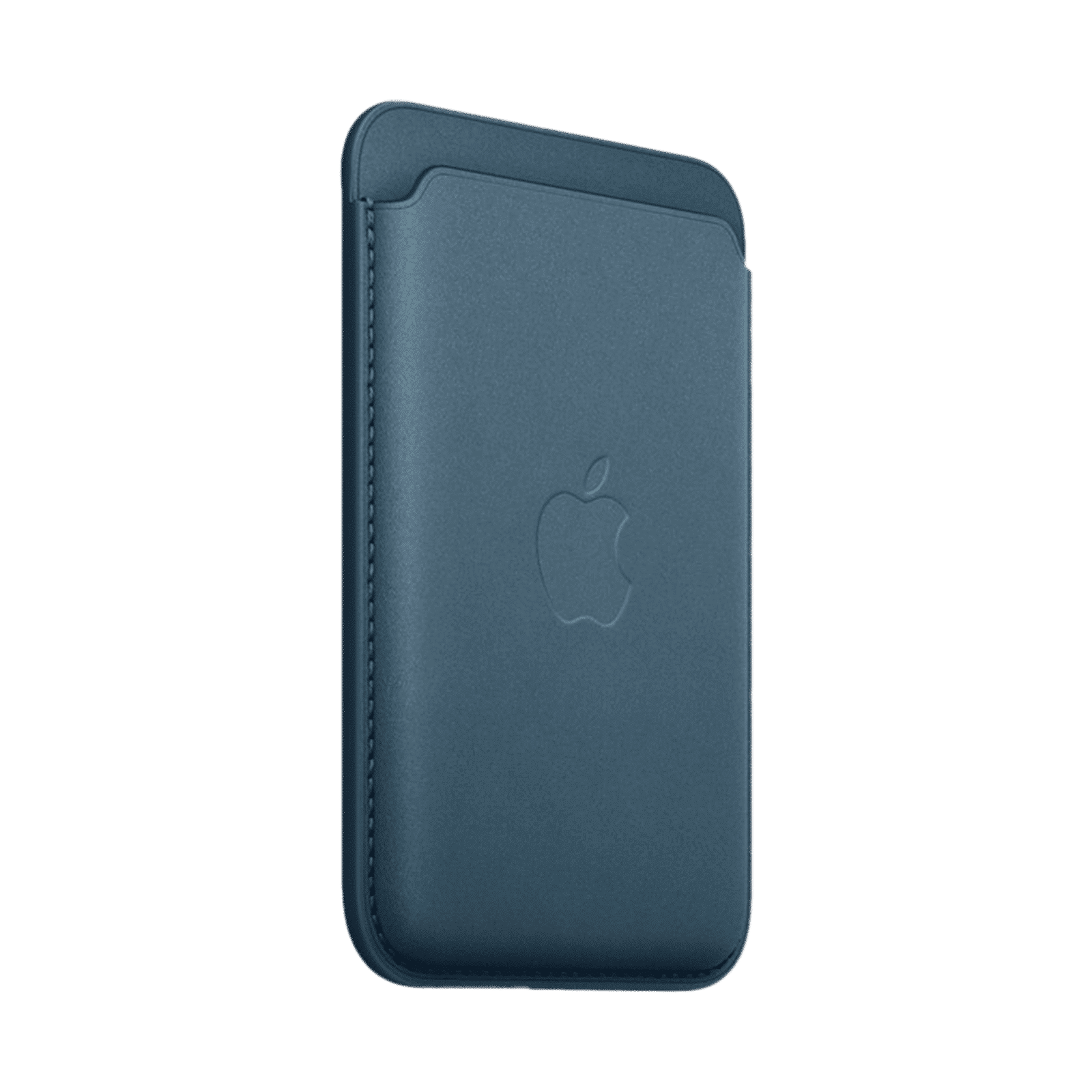 Apple Soft FineWoven Wallet for Apple iPhone 15/15 Pro Max/15/15 Plus/14 Pro/14 Pro Max/14/14 Plus/13 Pro/13 Pro Max/13 Mini/13/12 Pro/12 Pro Max/12 Mini/12 (Built-in Magnet, Pacific Blue)_3
