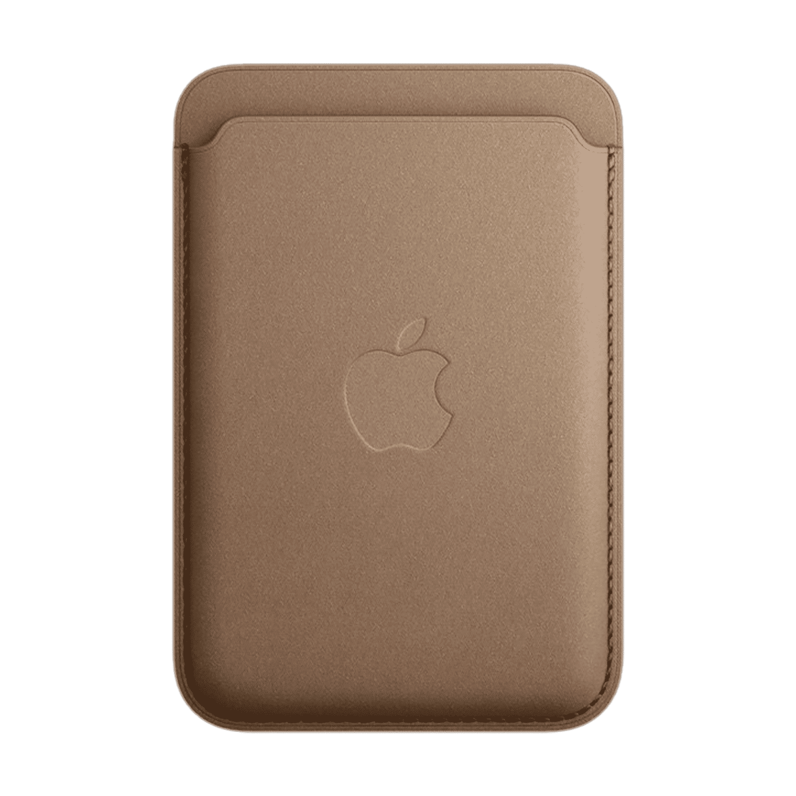 Apple Soft FineWoven Wallet for Apple iPhone 15/15 Pro Max/15/15 Plus/14 Pro/14 Pro Max/14/14 Plus/13 Pro/13 Pro Max/13 Mini/13/12 Pro/12 Pro Max/12 Mini/12 (Built-in Magnet, Taupe)_1
