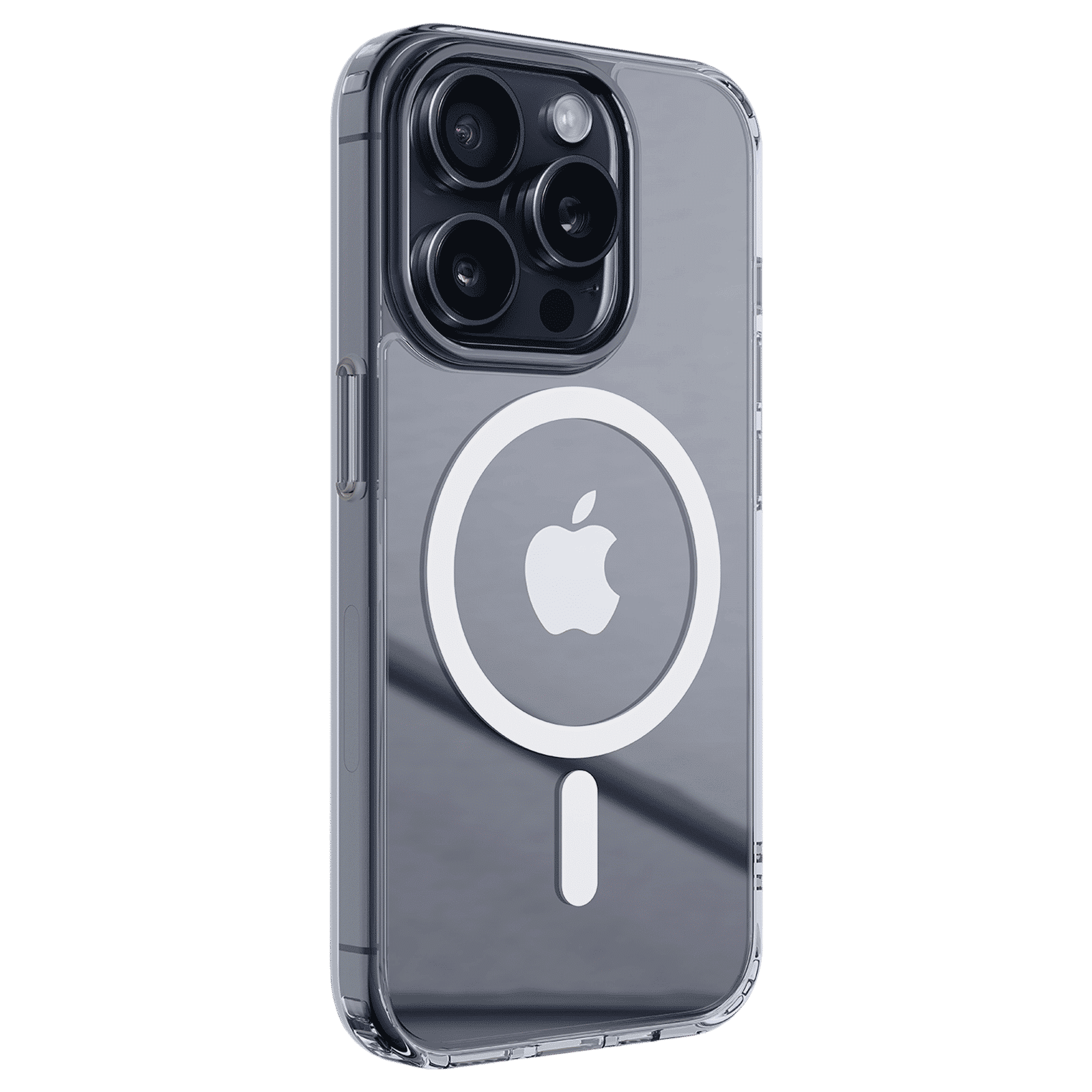 VAKU LUXOS 2IN1 Defense Combo Kit Back Cover for iPhone 15 (Anti Scratch Design, Clear)_1