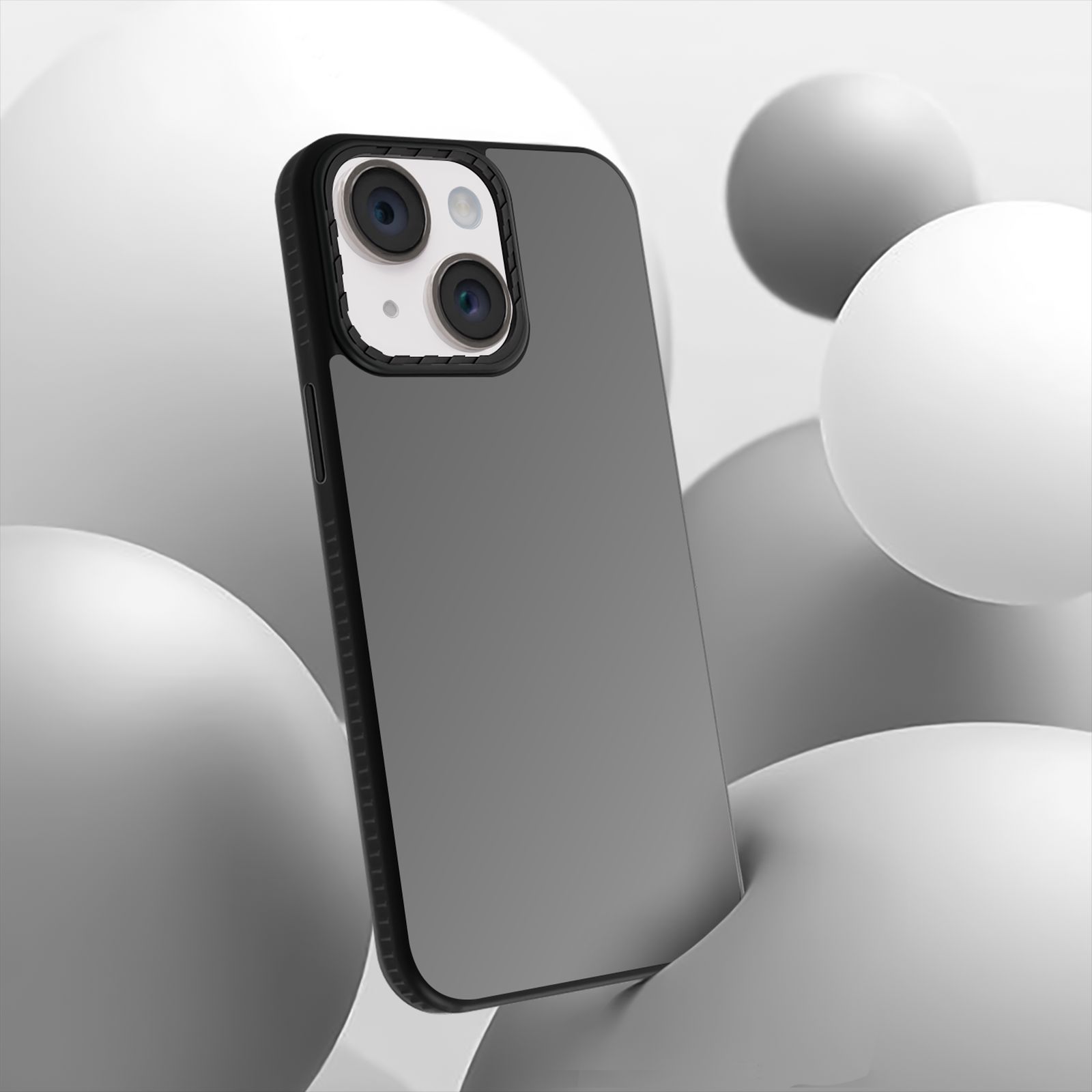 GRIPP Alpine Rubber Back Cover for Apple iPhone 15 (Scratch Protection, Black)_8