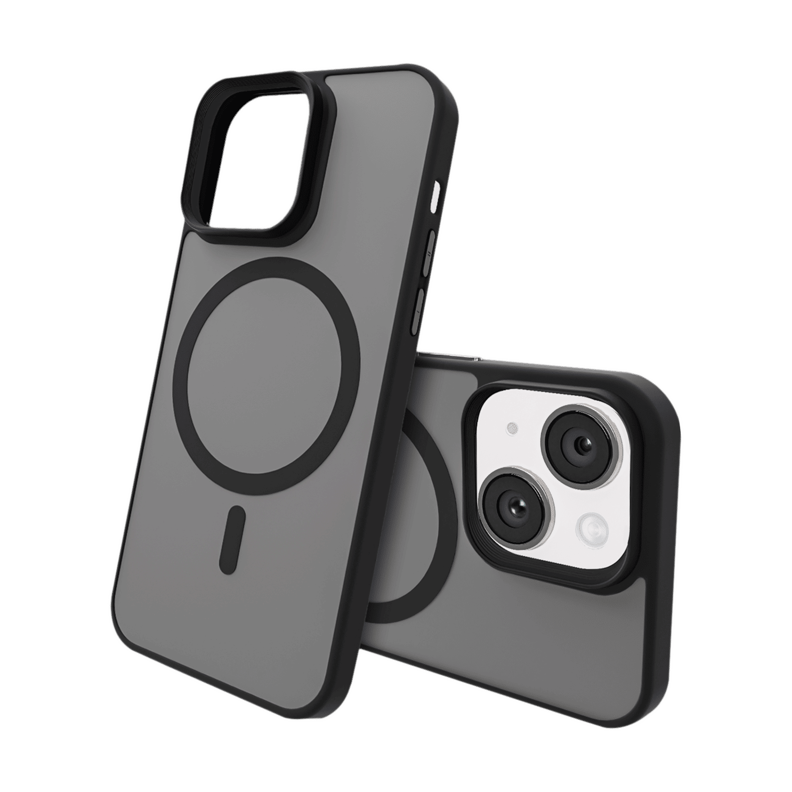 GRIPP Bolt Hard TPU Back Cover for Apple iPhone 15 Plus (MagSafe Compatible, Black)_3