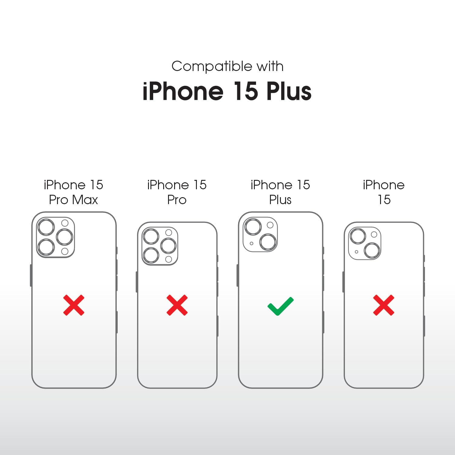 GRIPP Bolt Hard TPU Back Cover for Apple iPhone 15 Plus (MagSafe Compatible, Black)_7